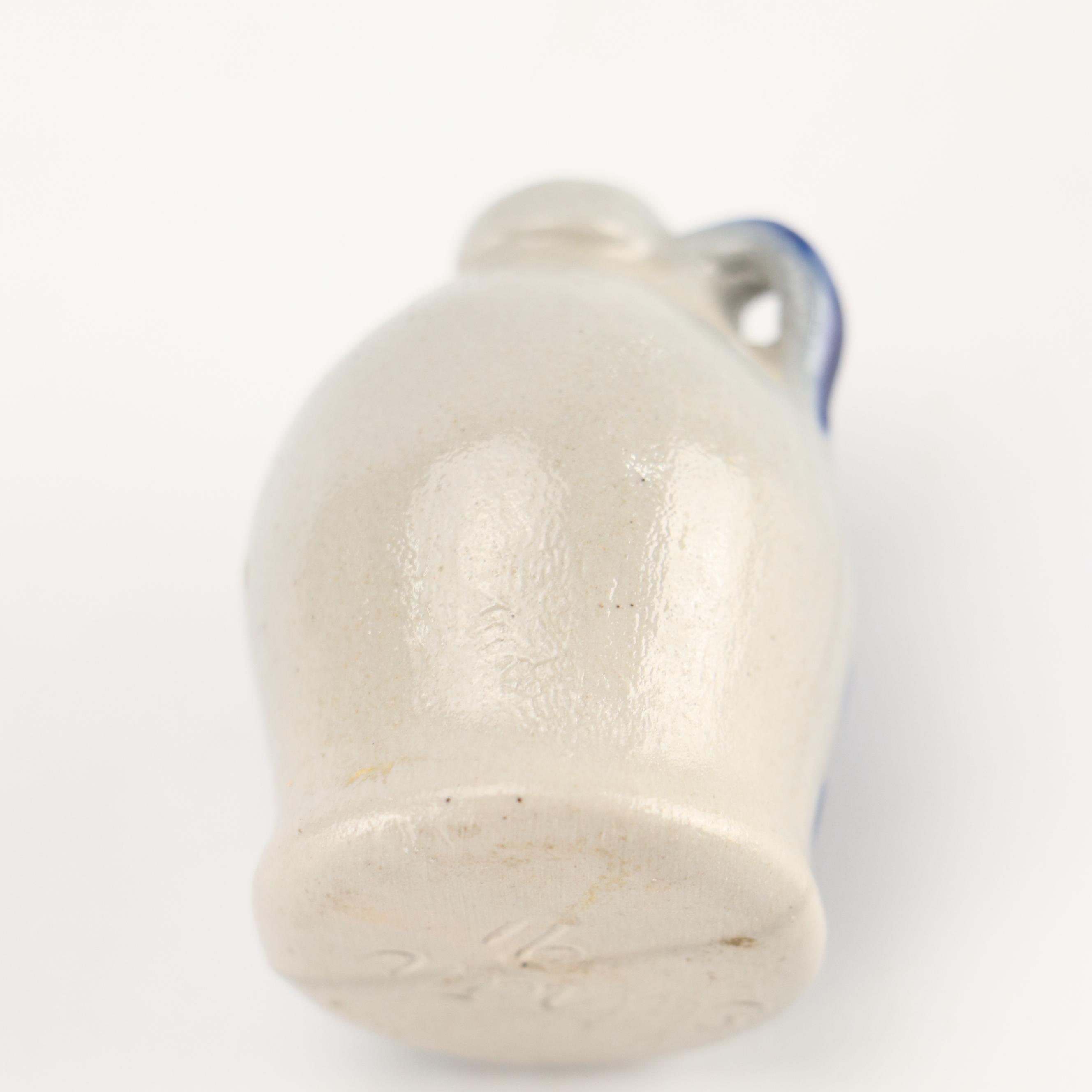 Eldreth Pottery Cobalt Salt-Glazed Stoneware Christmas Plates and Figurines