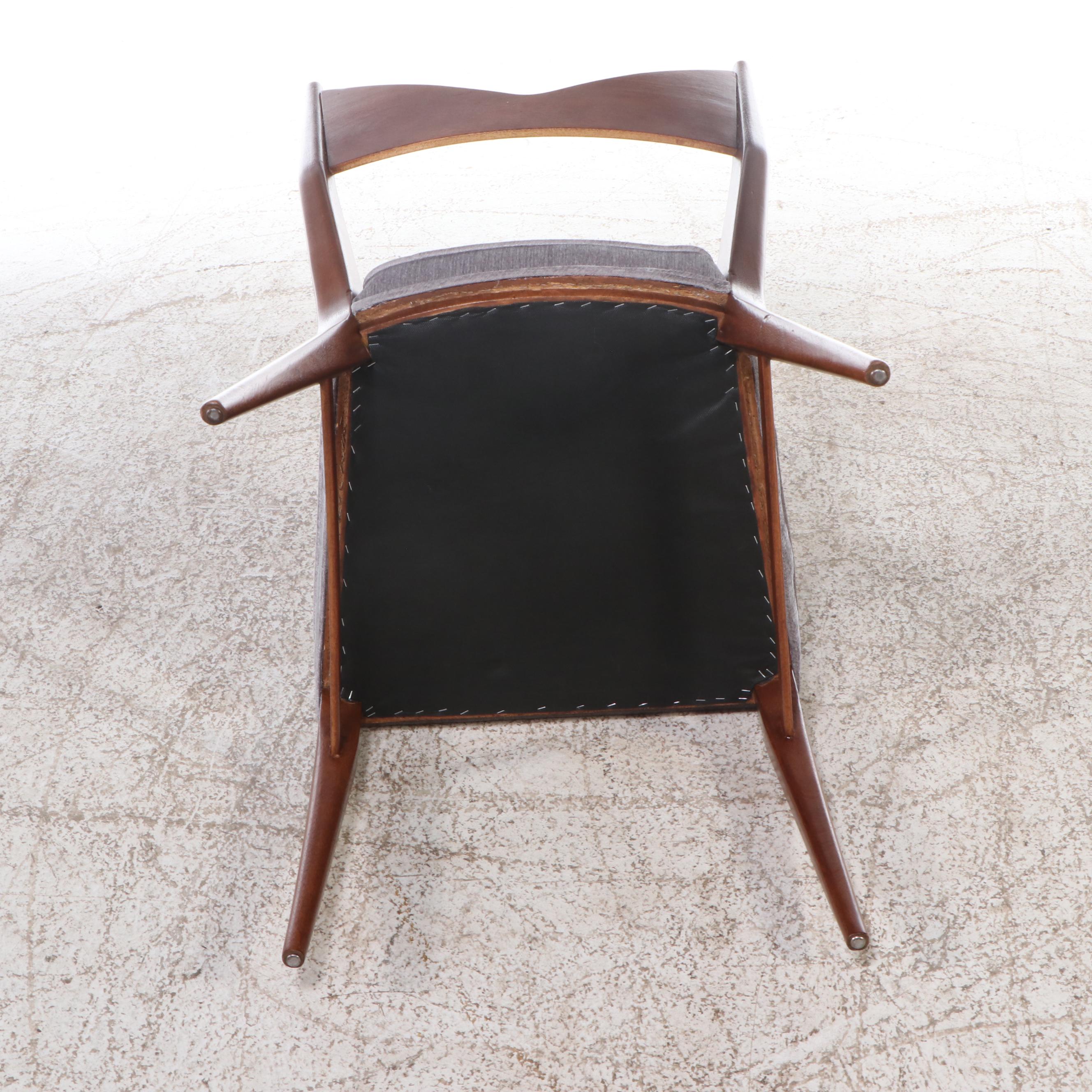 Paul McCobb for Directional Mid Century Modern Mahogany Side Chair