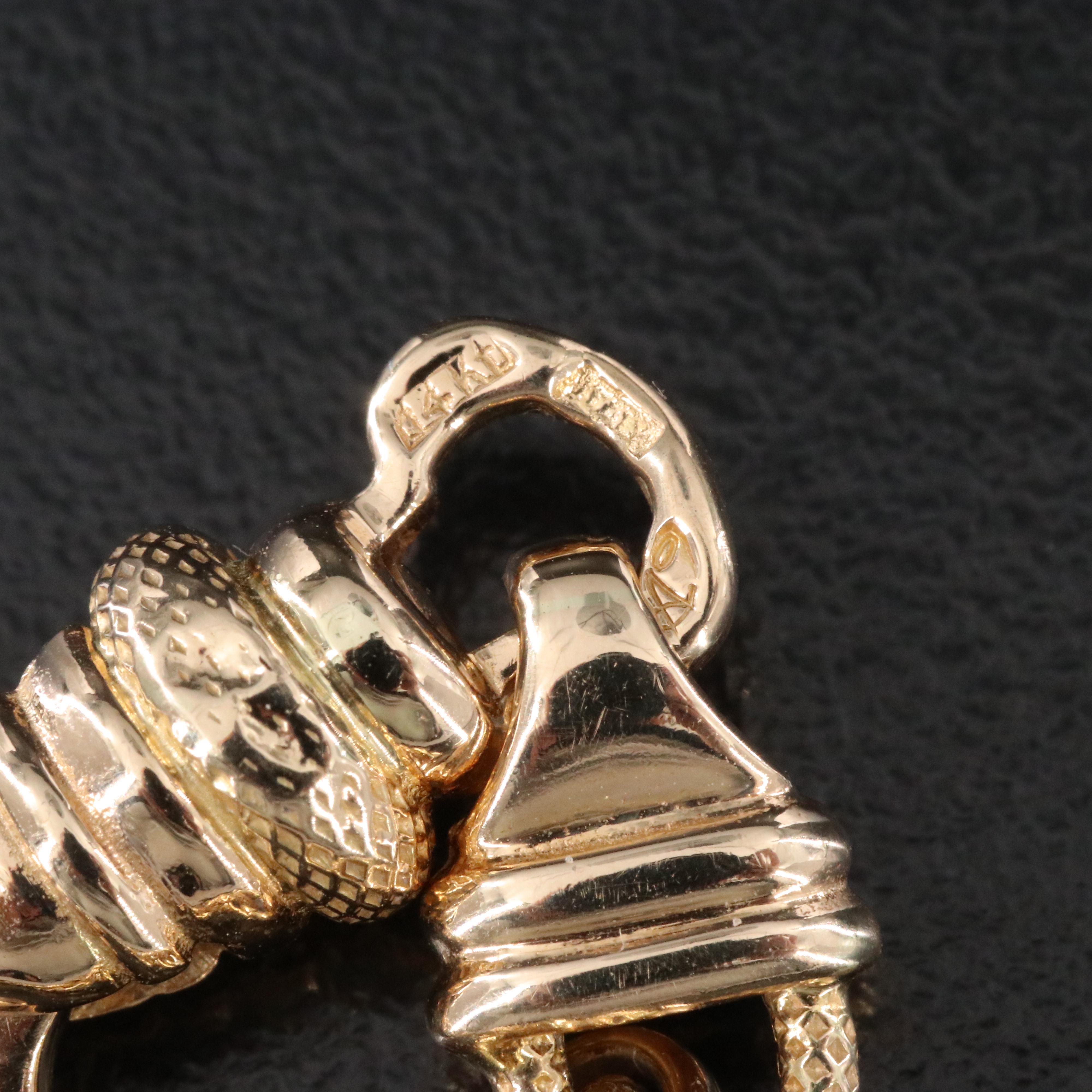 Italian 14K Cable Chain Bracelet