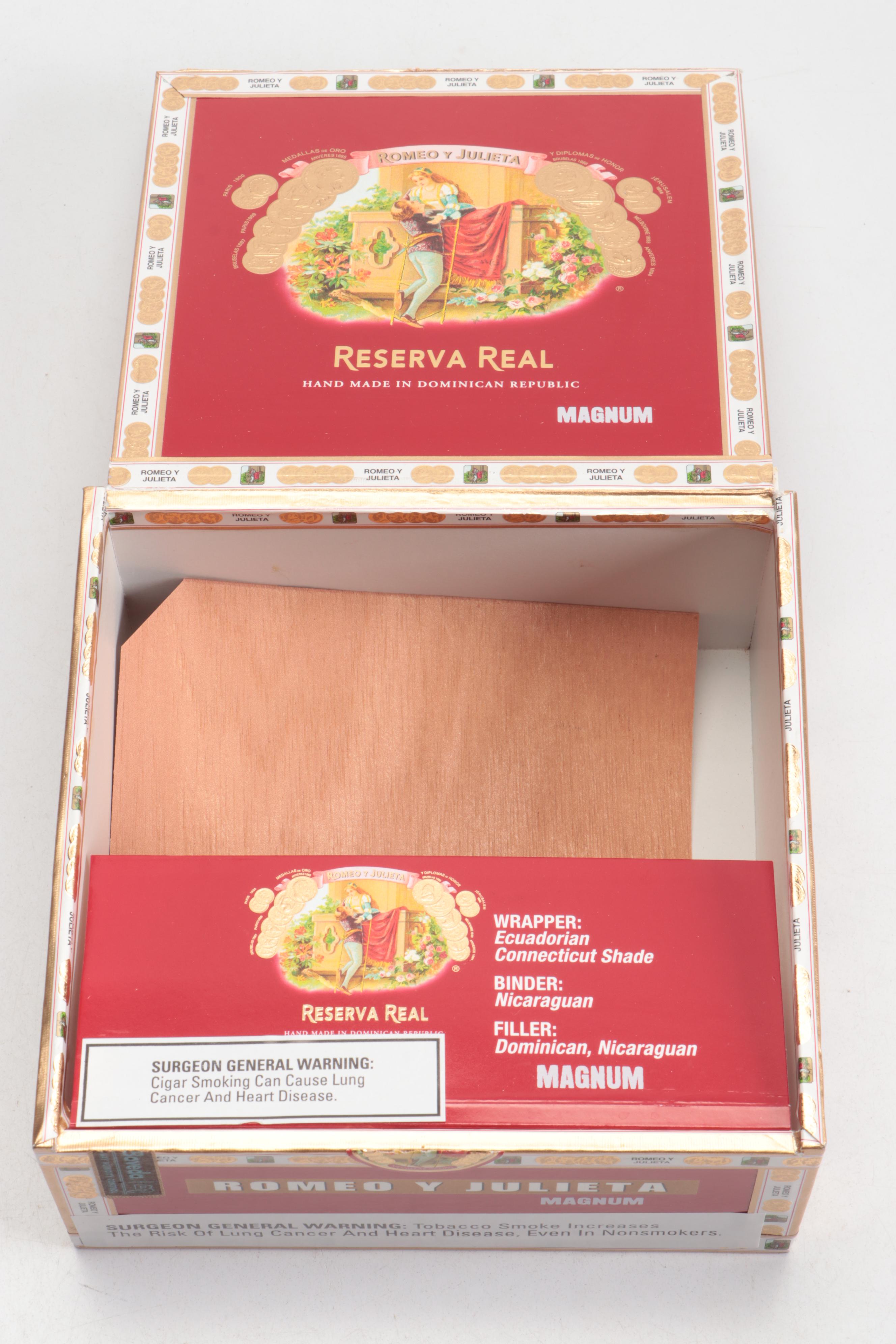 Thompson & Co. Travel Humidor with Romeo y Julieta and Muriel Cigar Boxes