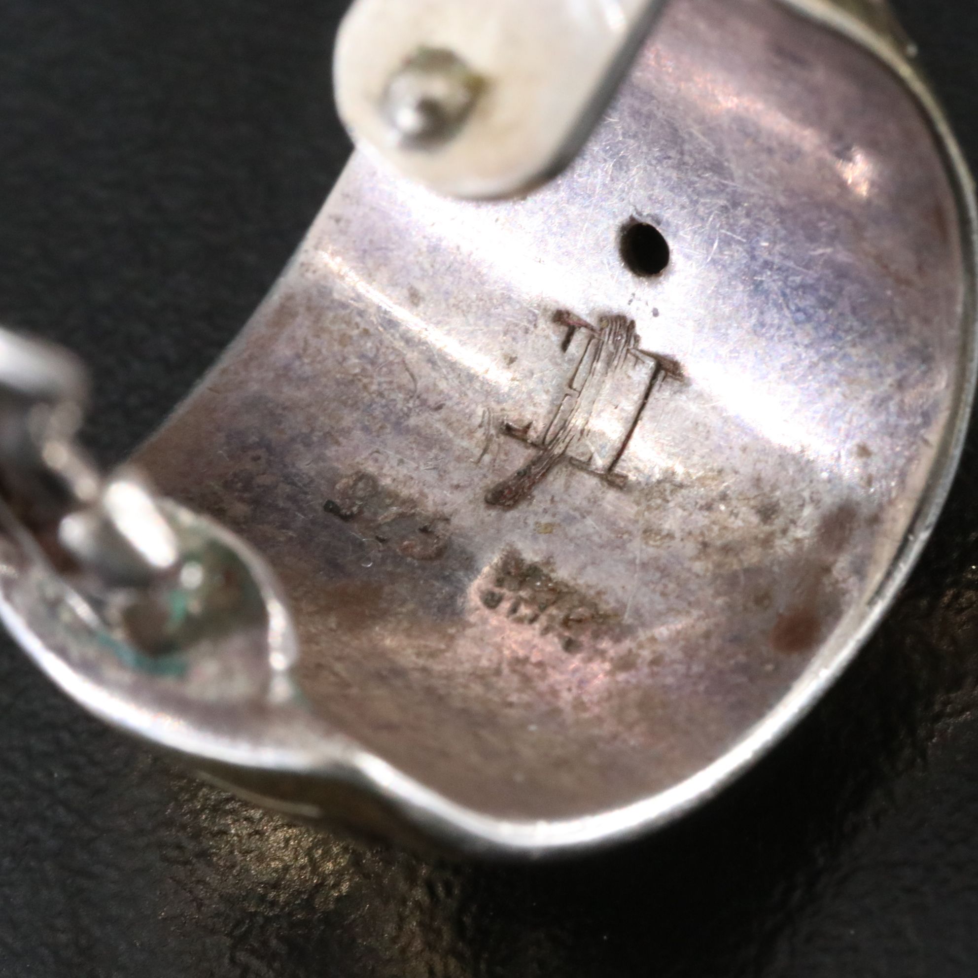 John Hardy Dayak Sterling and 18K Hoop Earrings