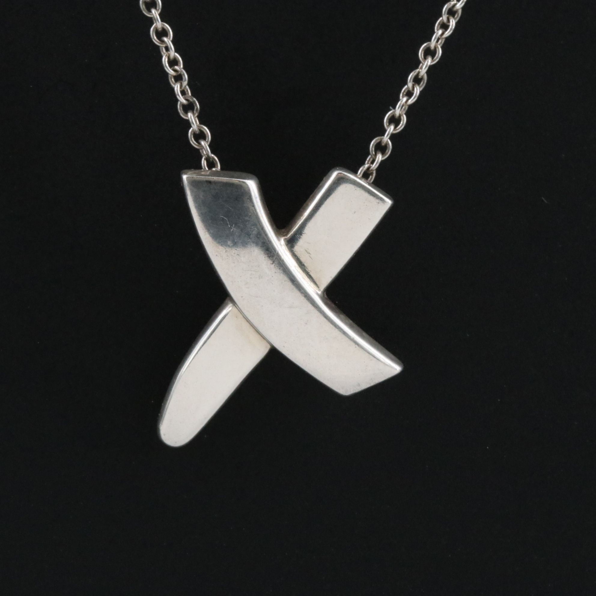 Paloma Picasso for Tiffany & Co. Graffiti X Sterling Necklace