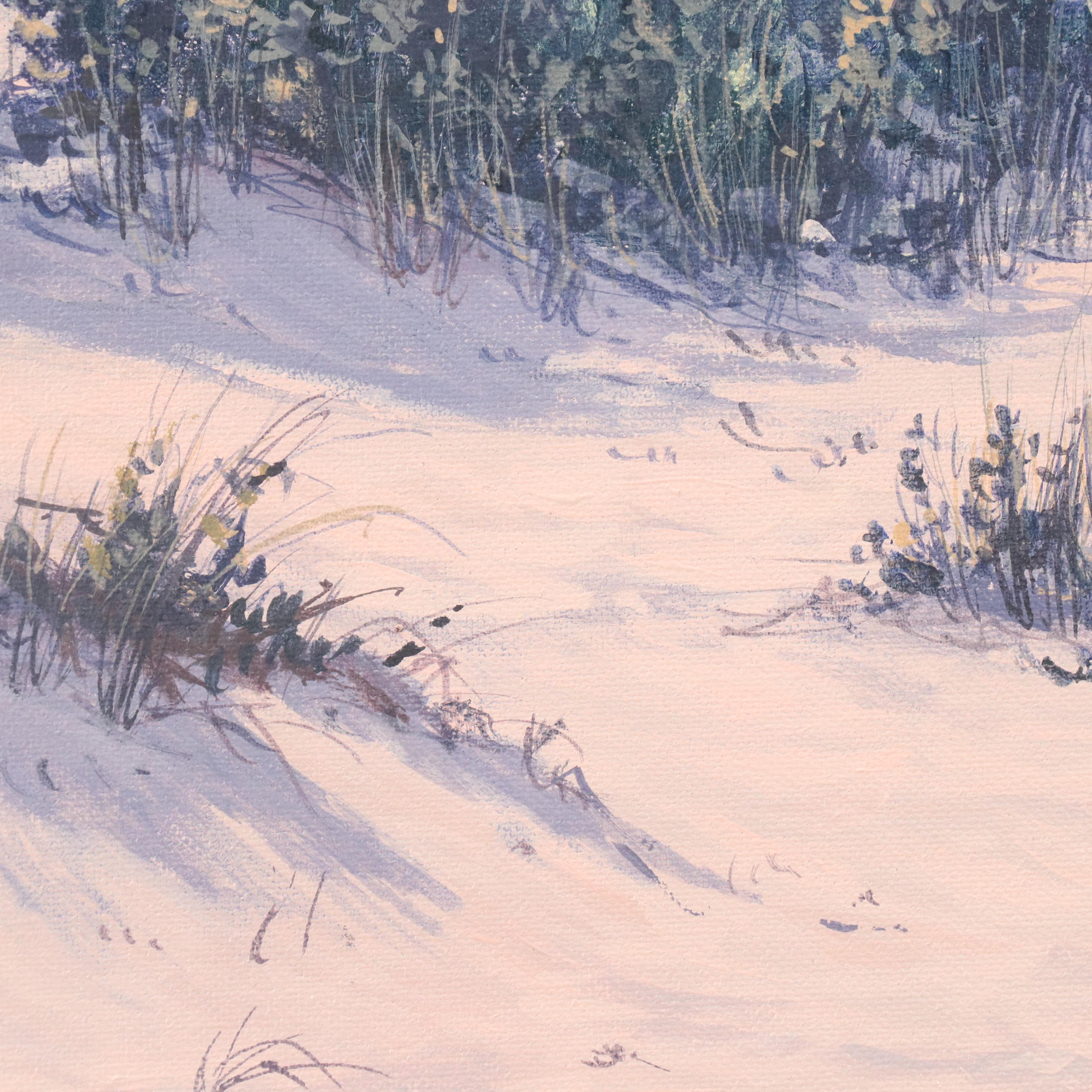 Jeanne Rockett Shoreline Acrylic Painting "The Dune Between"