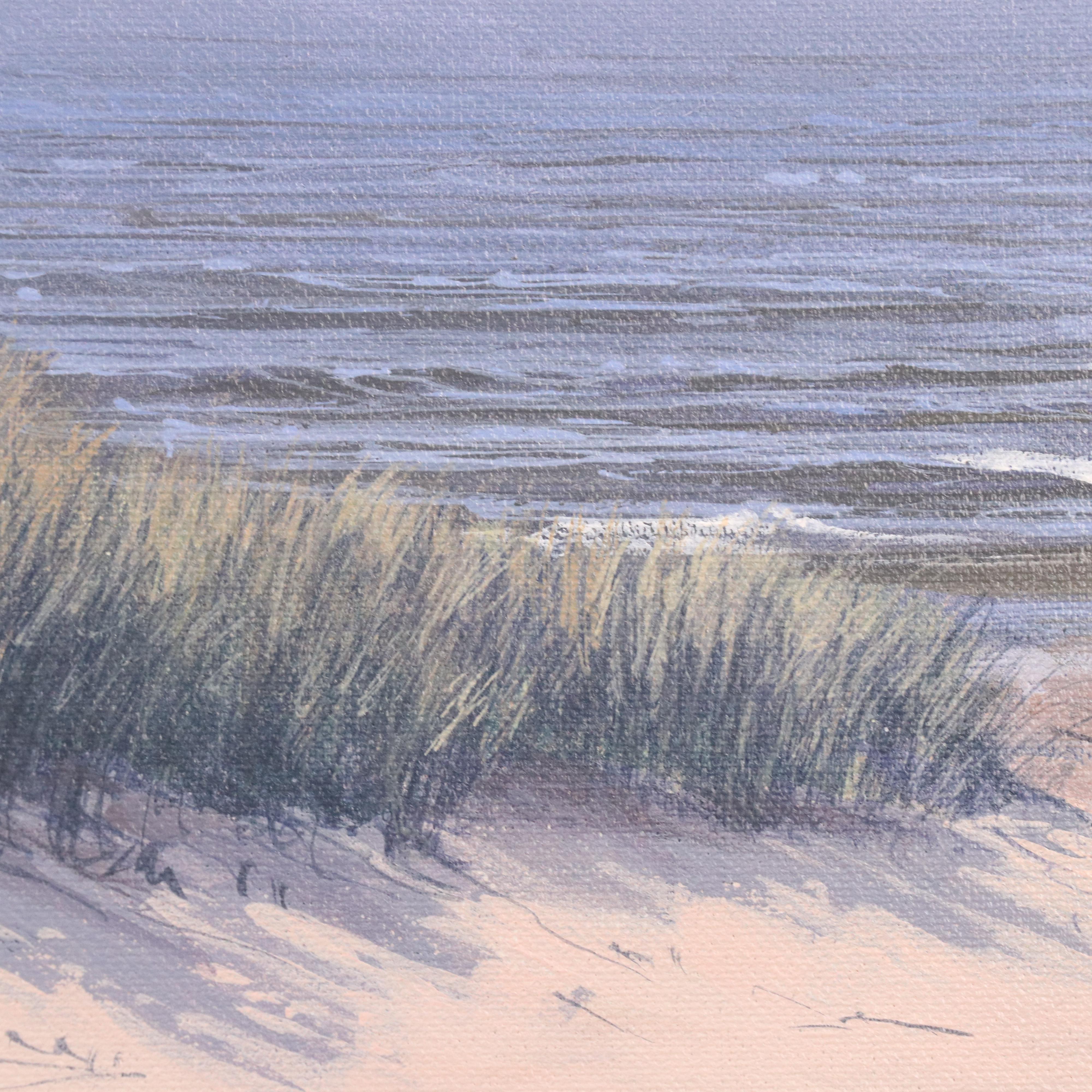 Jeanne Rockett Shoreline Acrylic Painting "The Dune Between"