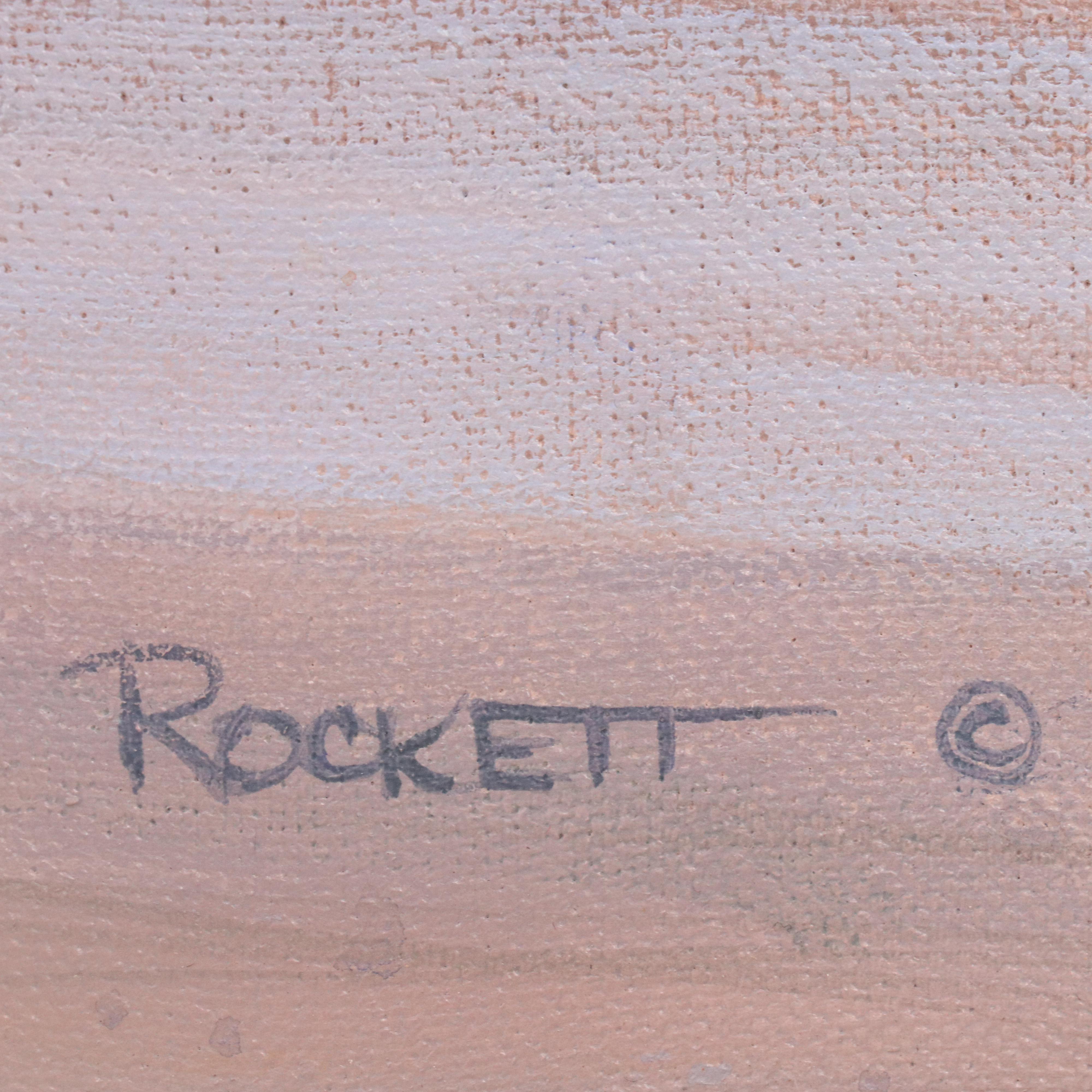 Jeanne Rockett Shoreline Acrylic Painting "The Dune Between"