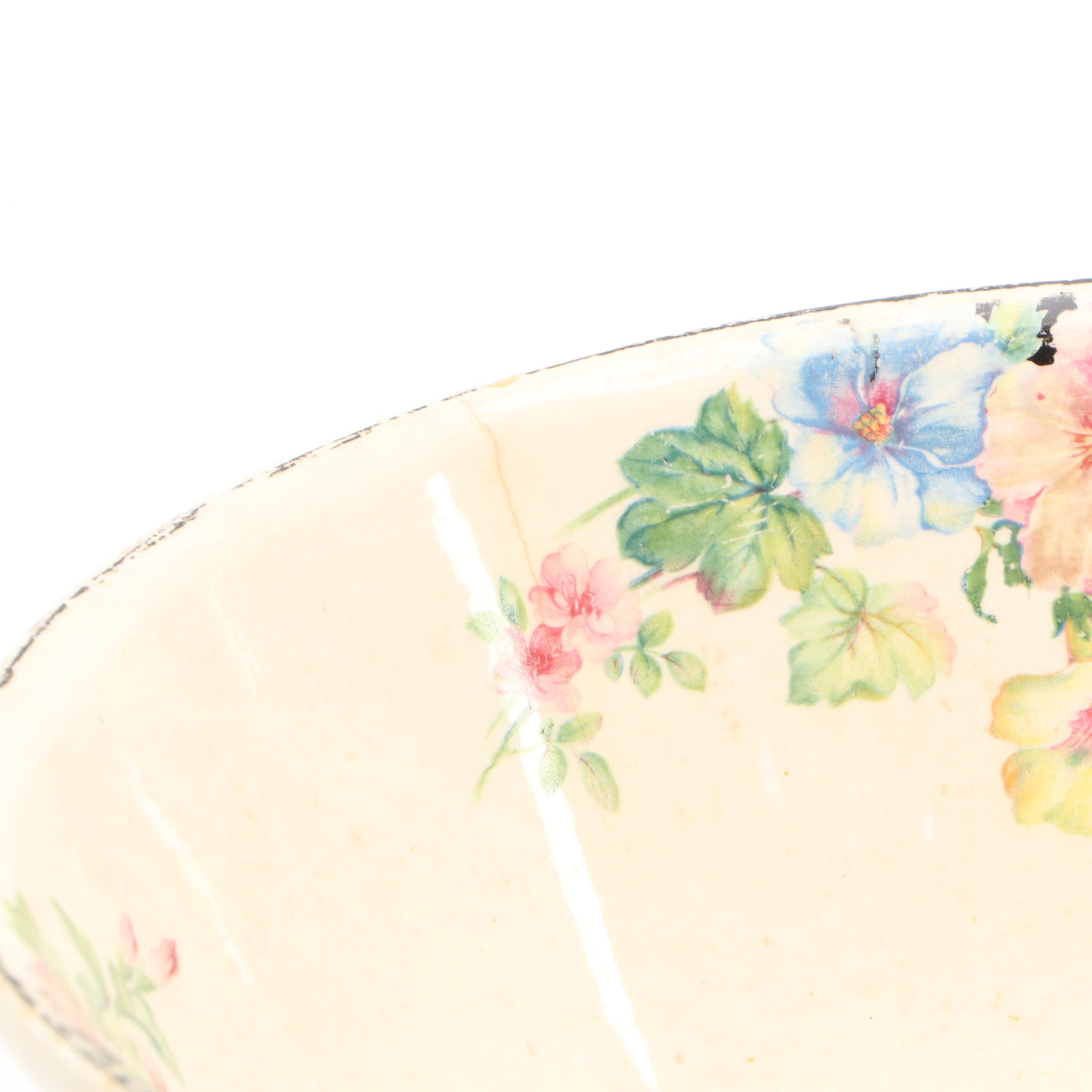 Gerda Art Deco Coffee Canister with Jadeite Mixing Bowl and Other Kitchen Décor