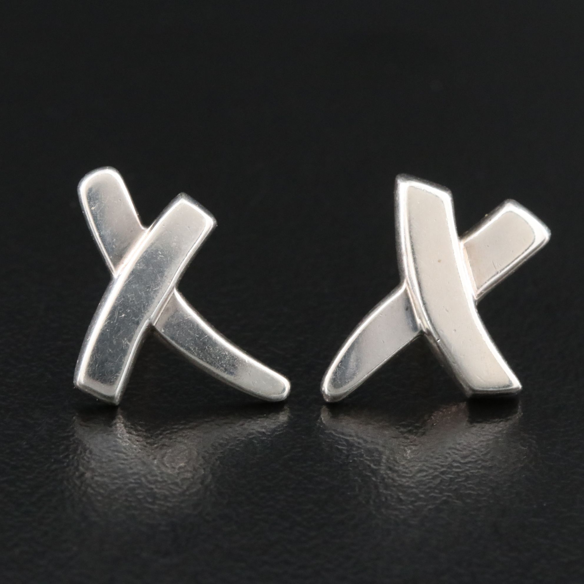 Paloma Picasso for Tiffany & Co. Graffiti X Sterling Earrings