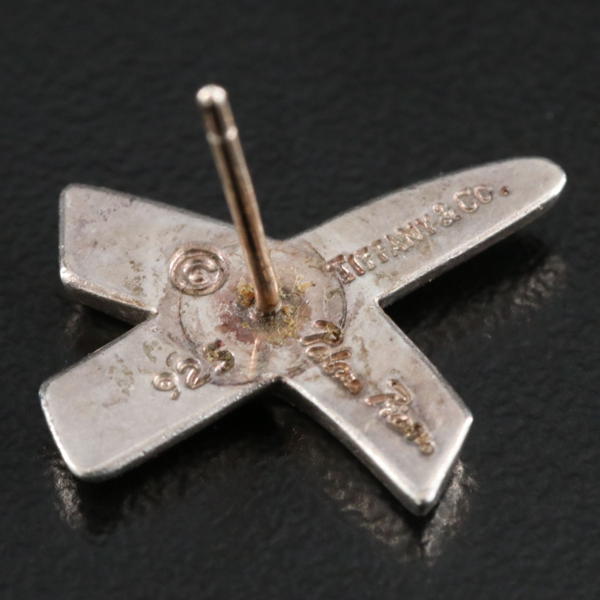 Paloma Picasso for Tiffany & Co. Graffiti X Sterling Earrings