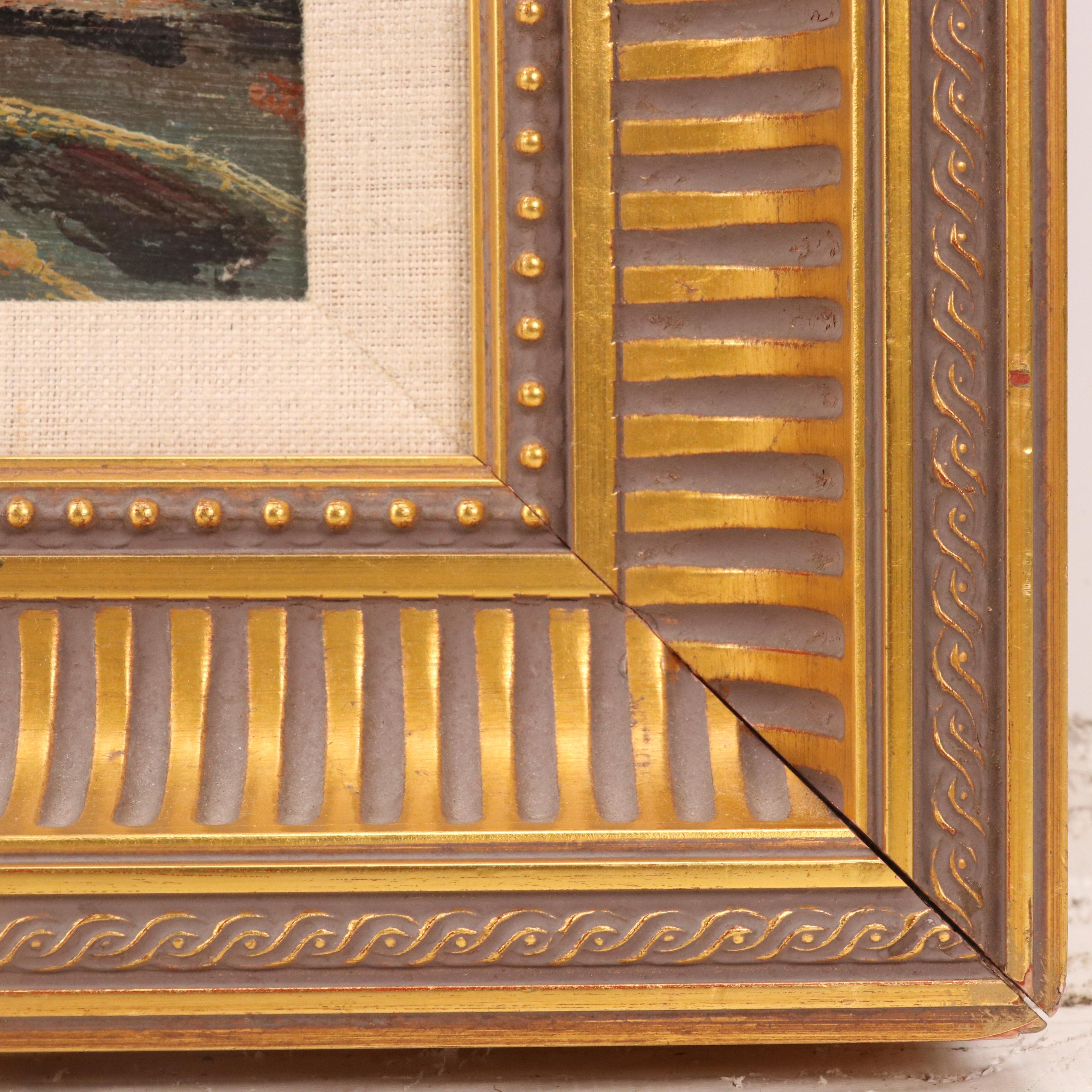 Mario Sanzone Oil Painting of Amalfi Coast