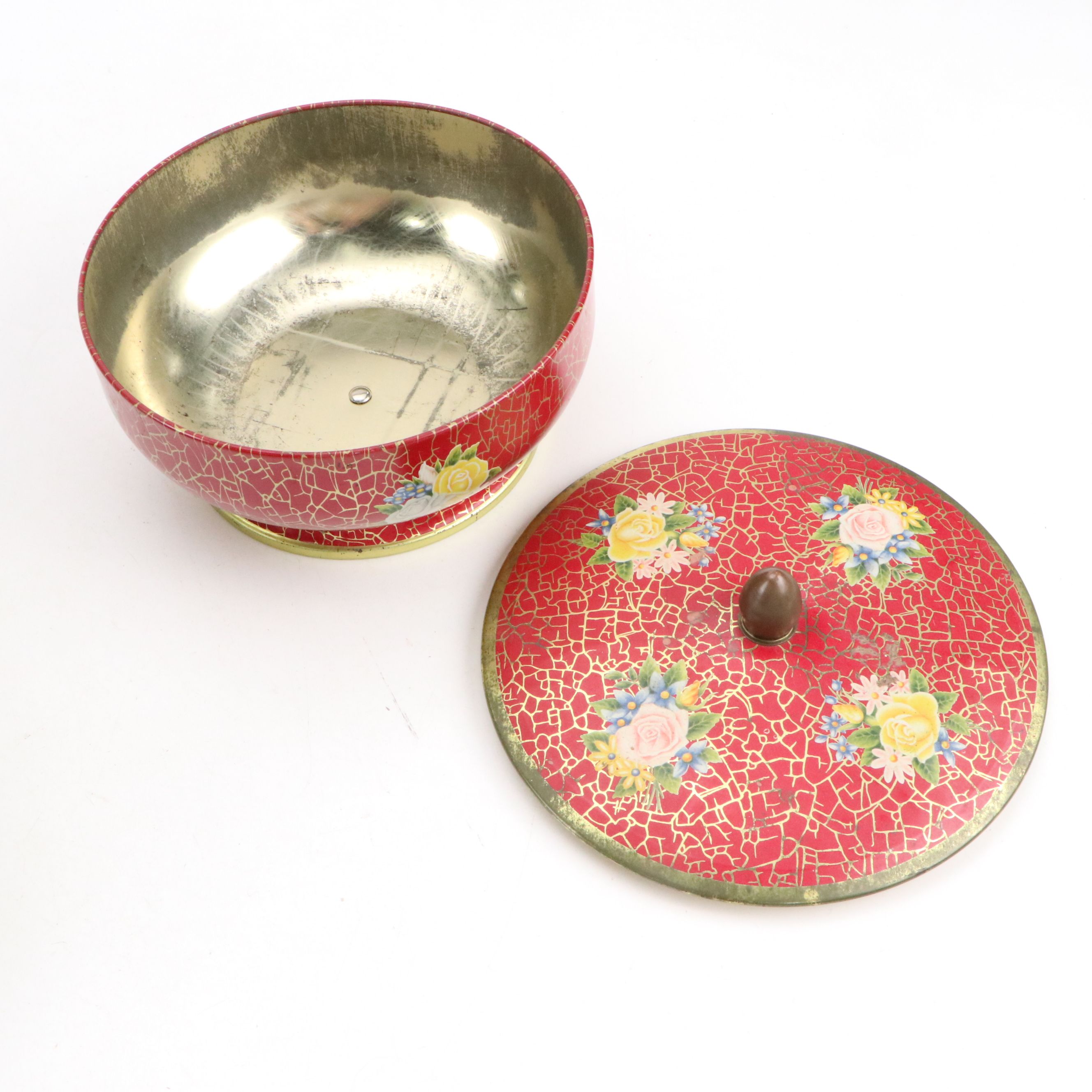 English Baret Ware Compotes and Confectioners Tins