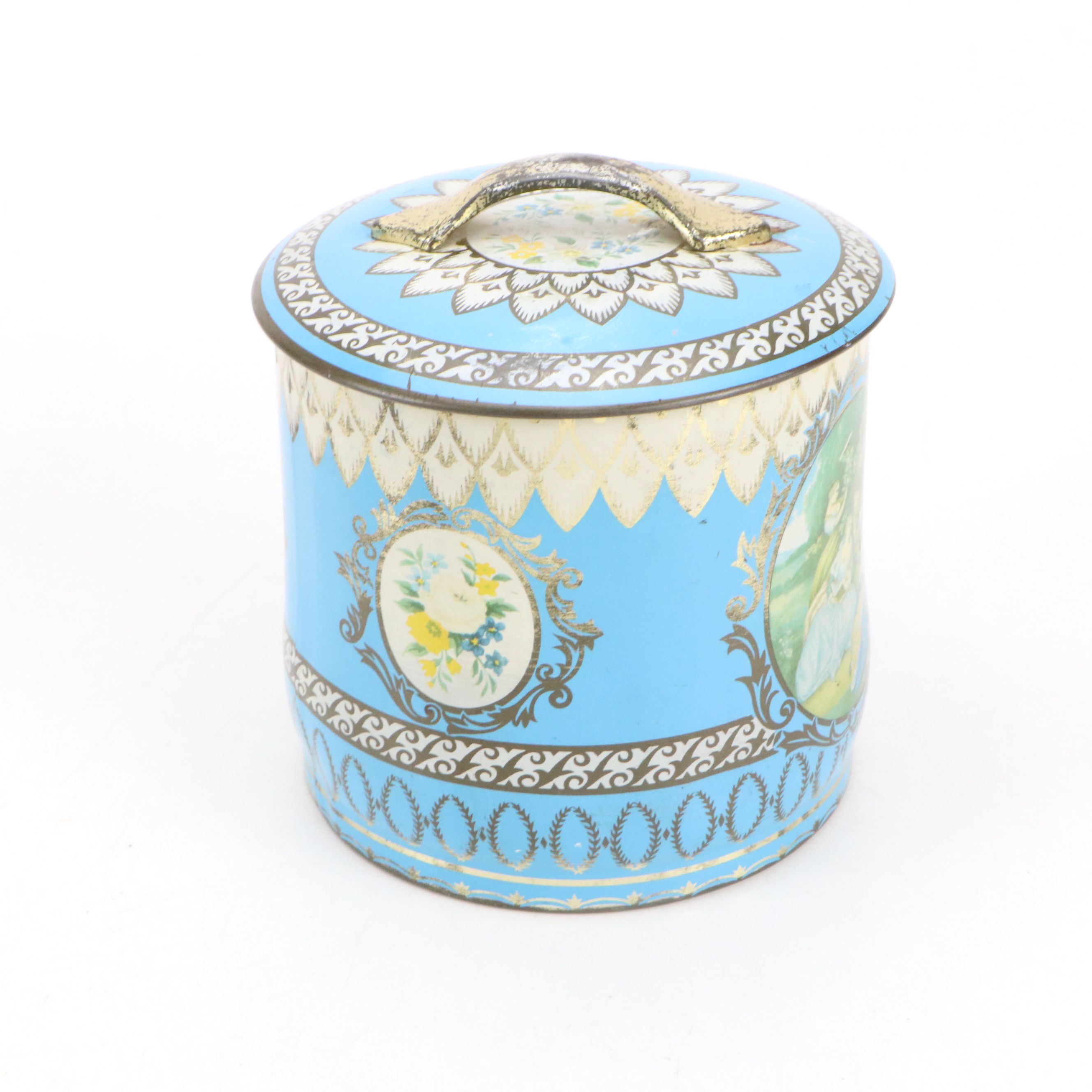 English Baret Ware Compotes and Confectioners Tins