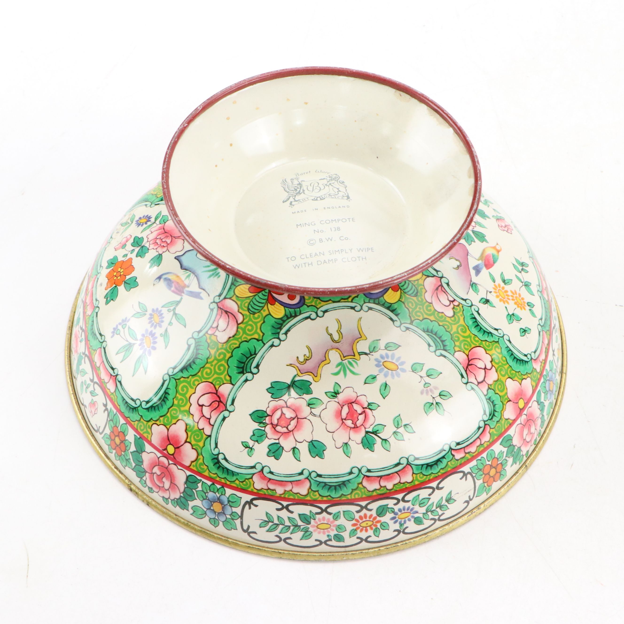 English Baret Ware Compotes and Confectioners Tins