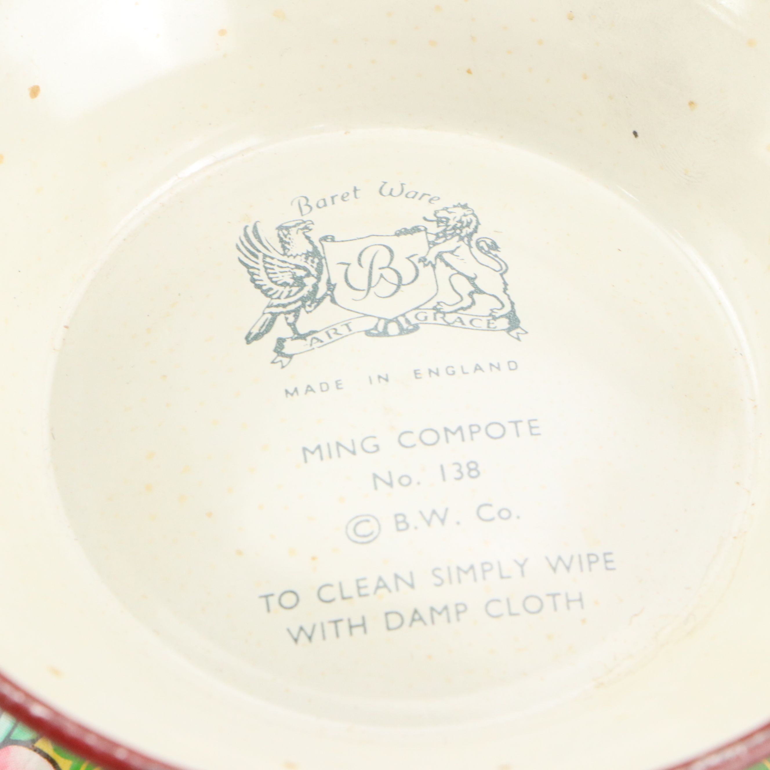 English Baret Ware Compotes and Confectioners Tins