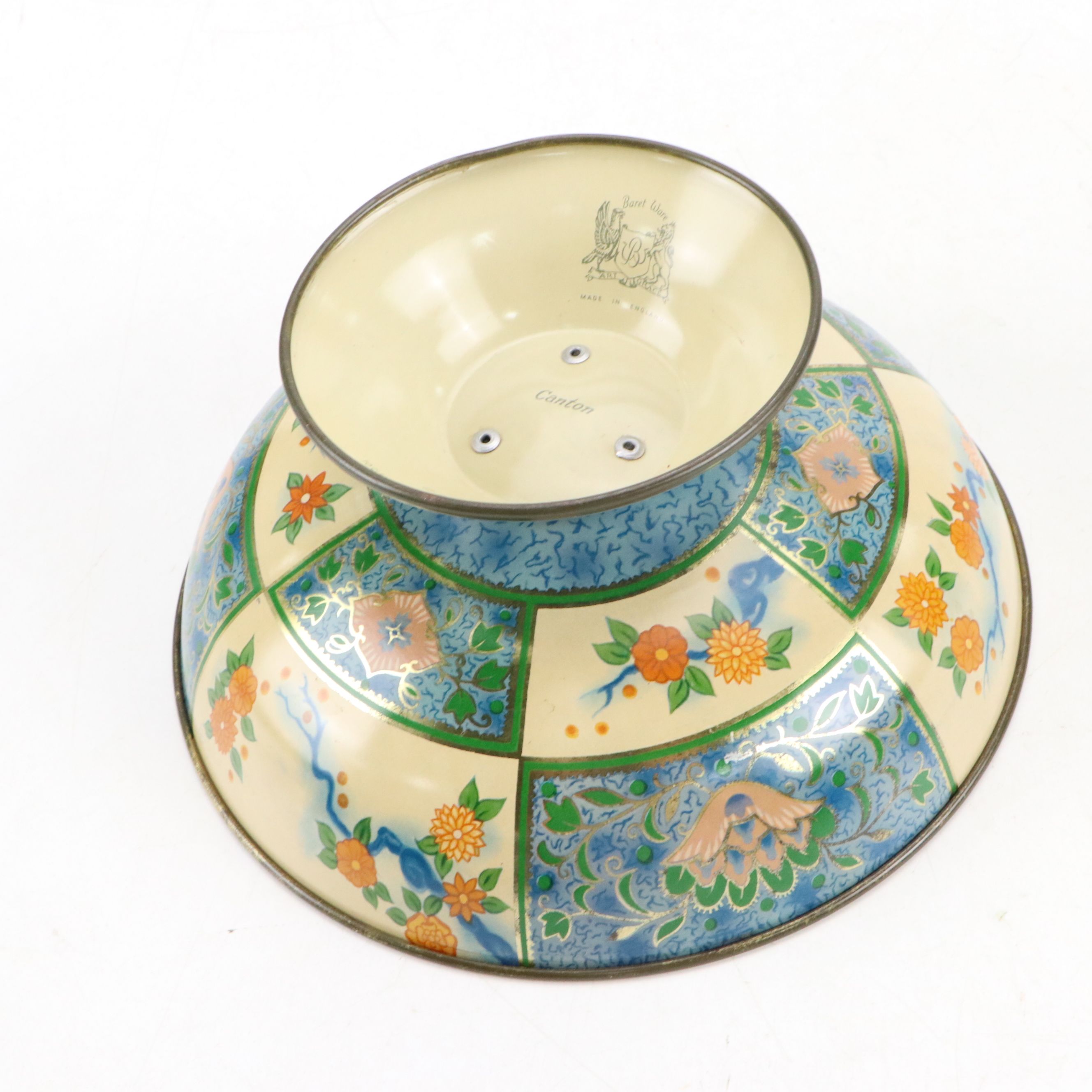 English Baret Ware Compotes and Confectioners Tins