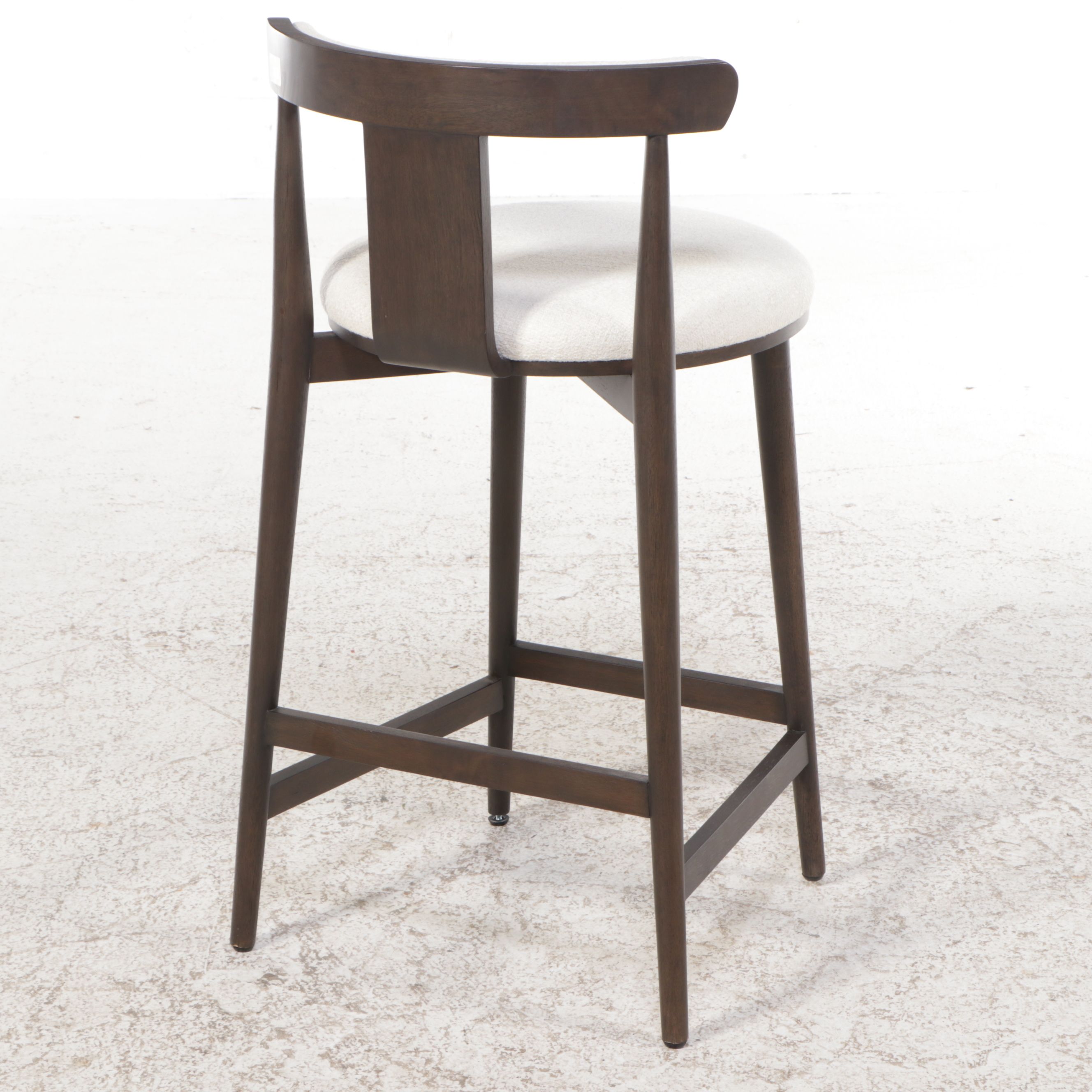 Frontgate Contemporary Mid Century Modern Style "Dalson" Stool