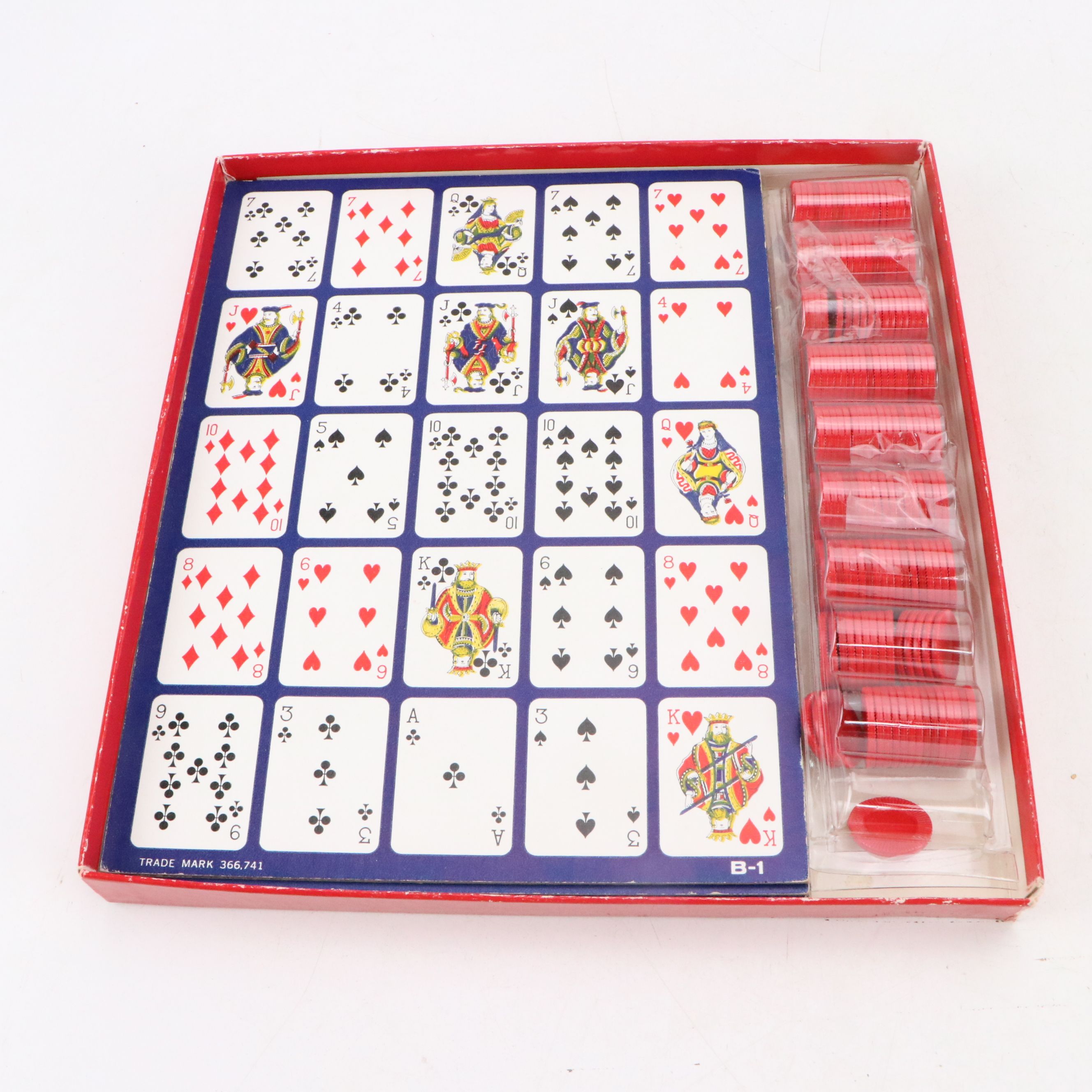 Pokerette Gambling Wheel and Po-Ke-No Board Game