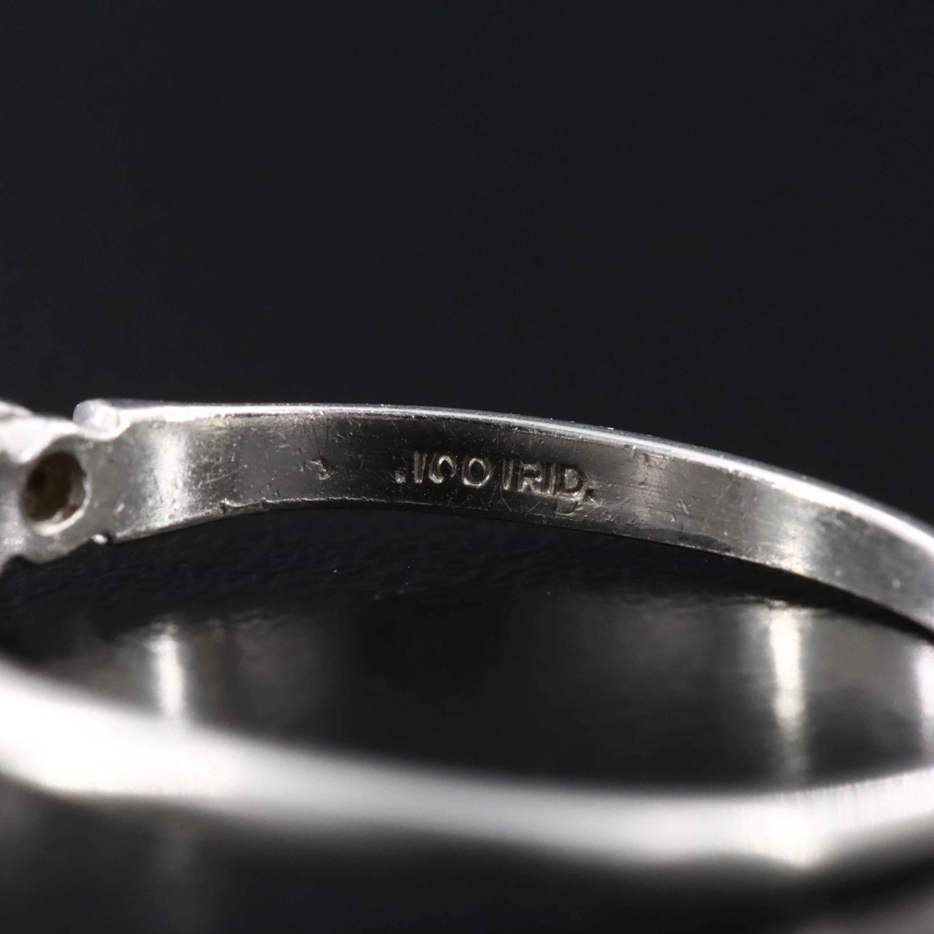 Platinum 0.60 CTW Diamond Ring