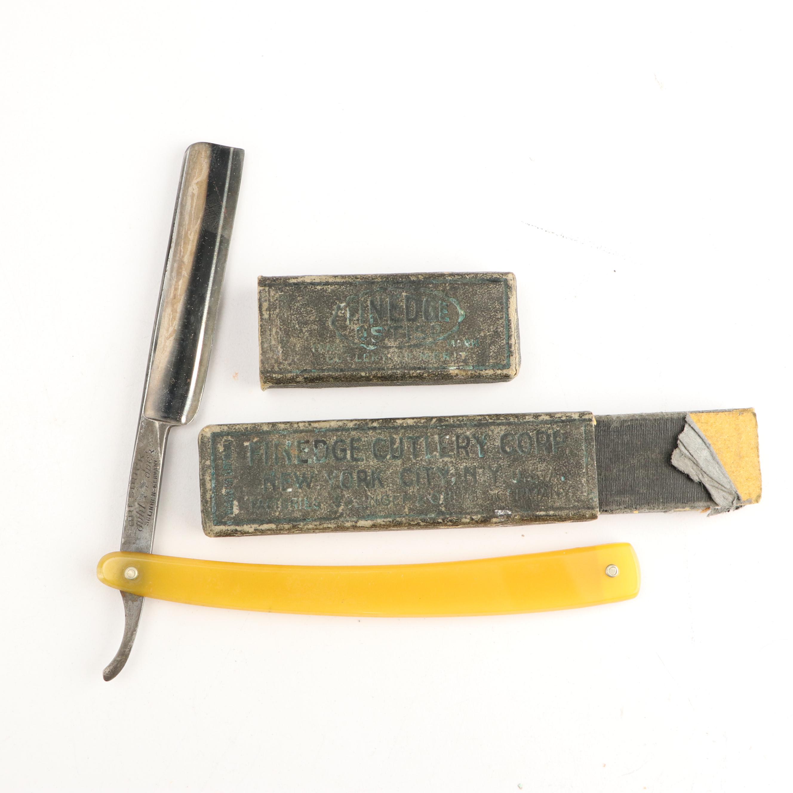 Men's Vintage Razors, Shaving Brushes, Pipes and Other Vanity Items