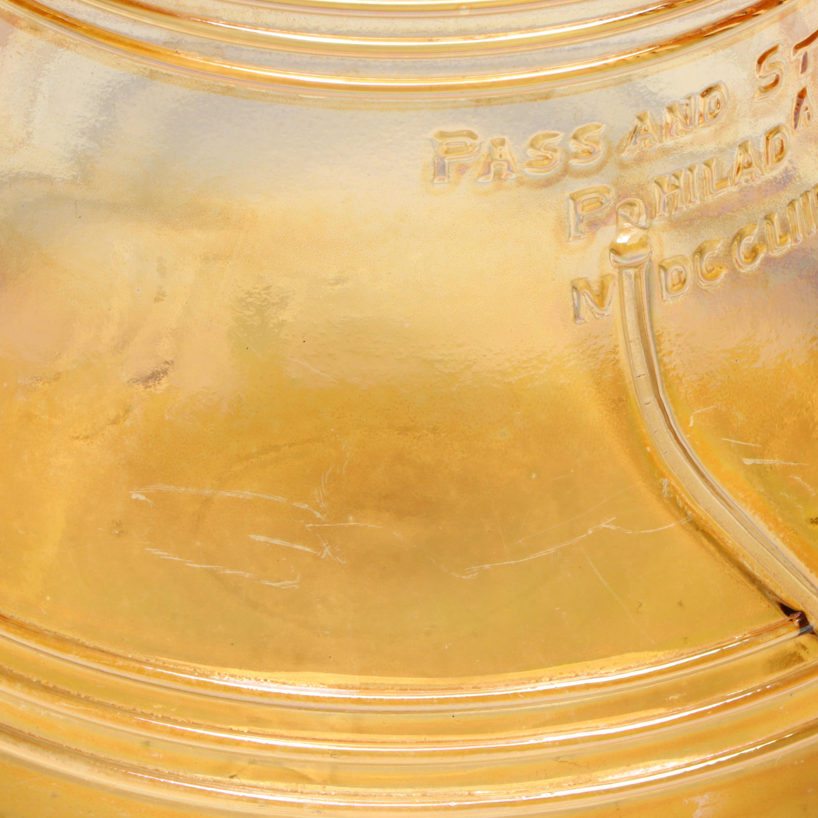 Wheaton Nuline Presidental Carnival Glass Decanters with Bicentennial Cookie Jar