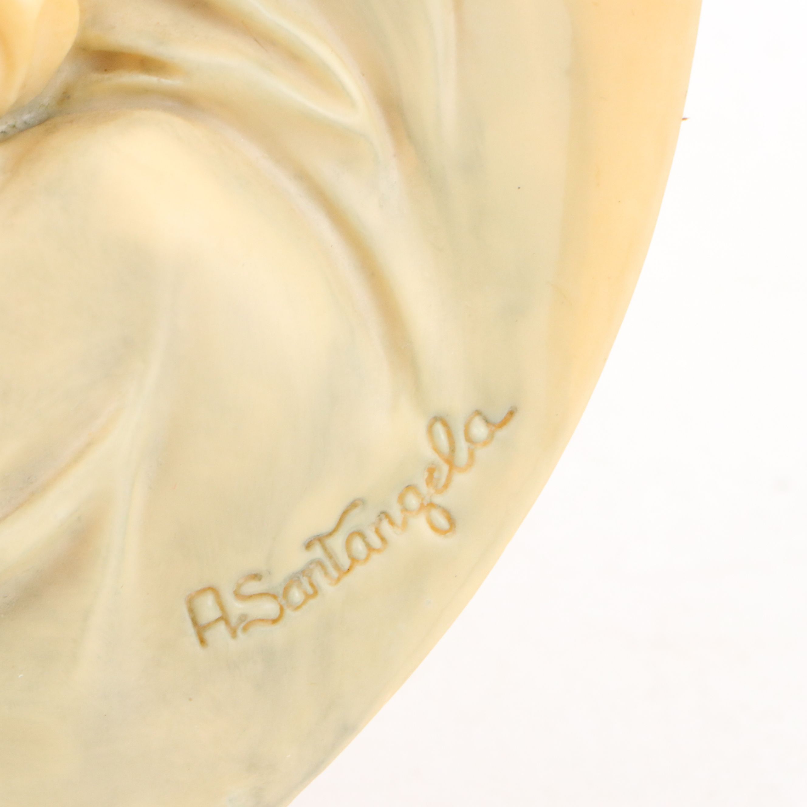 Italian Ceramic Madonna Plaques, Lenticular Crucifixion and More Catholic Art