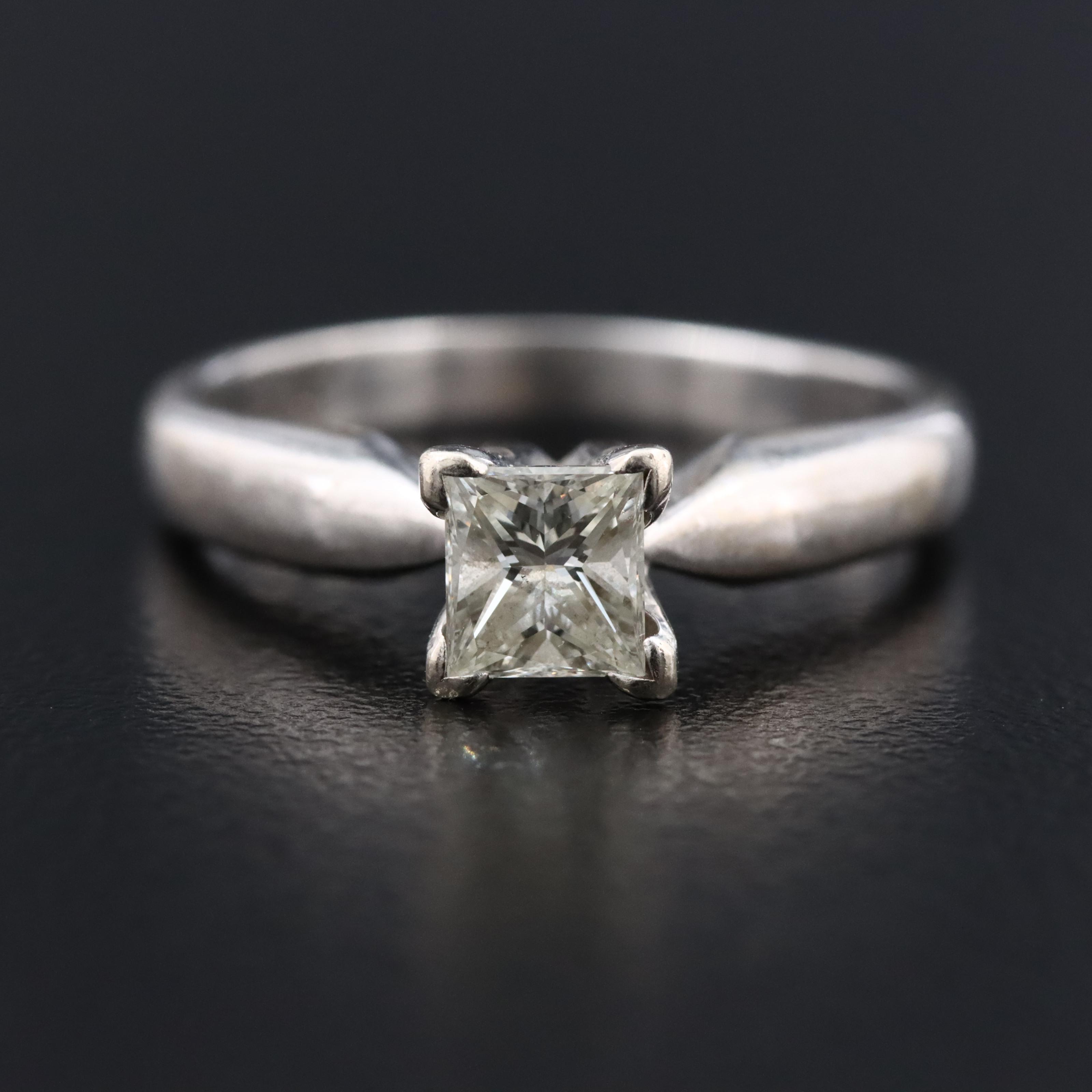 14K 0.50 CT Diamond Solitaire Ring