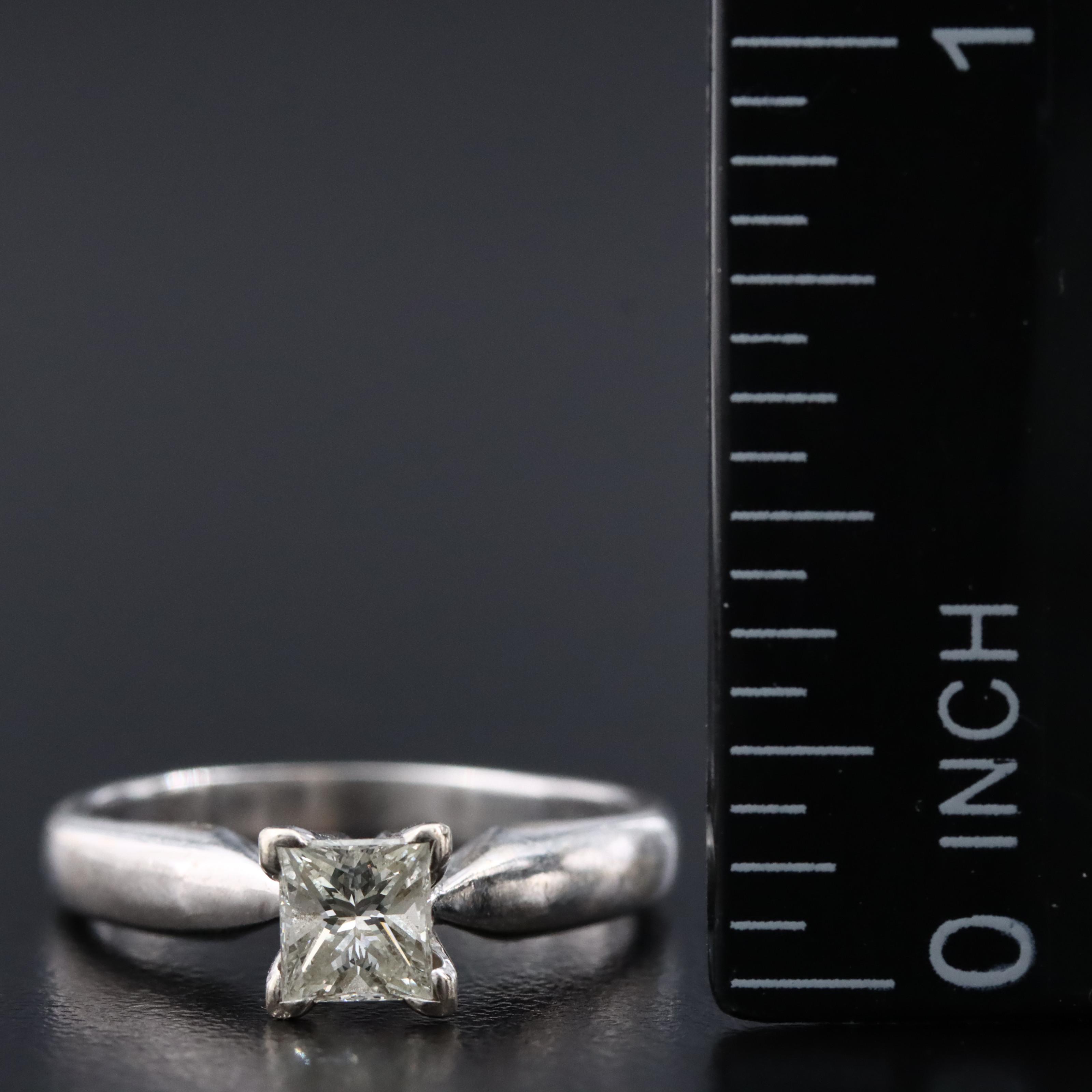 14K 0.50 CT Diamond Solitaire Ring