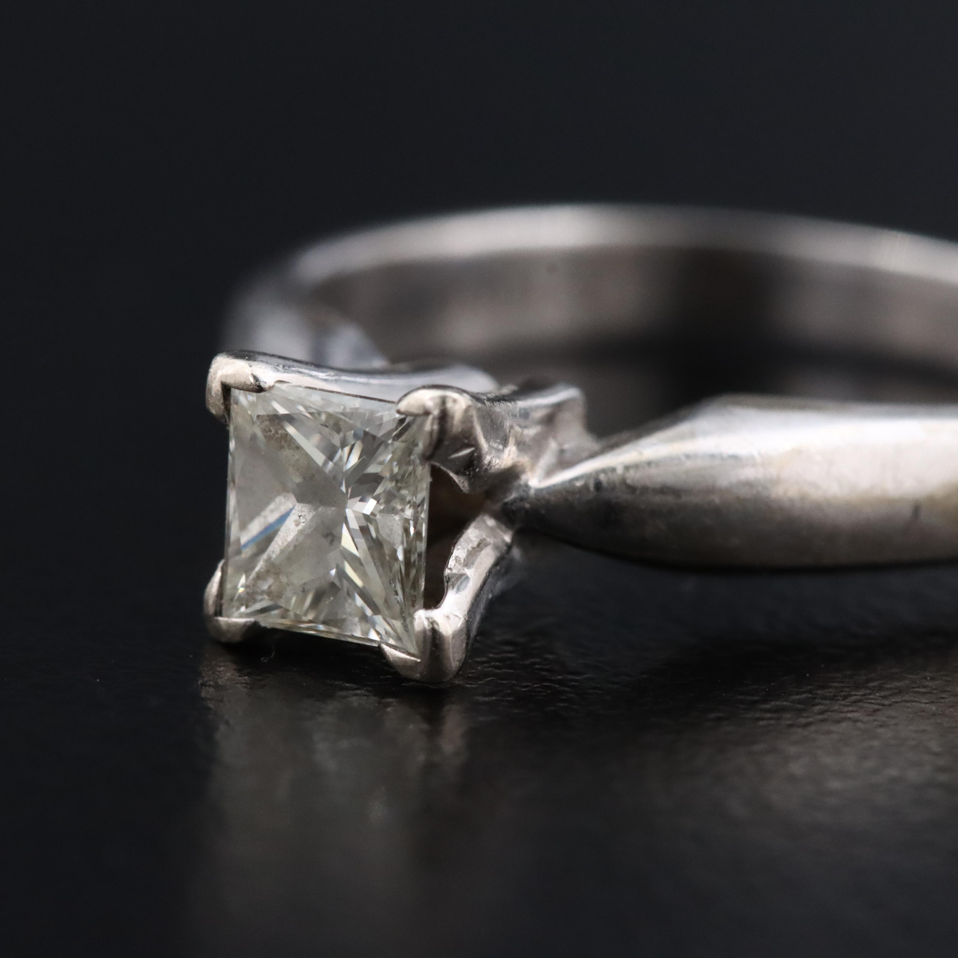 14K 0.50 CT Diamond Solitaire Ring