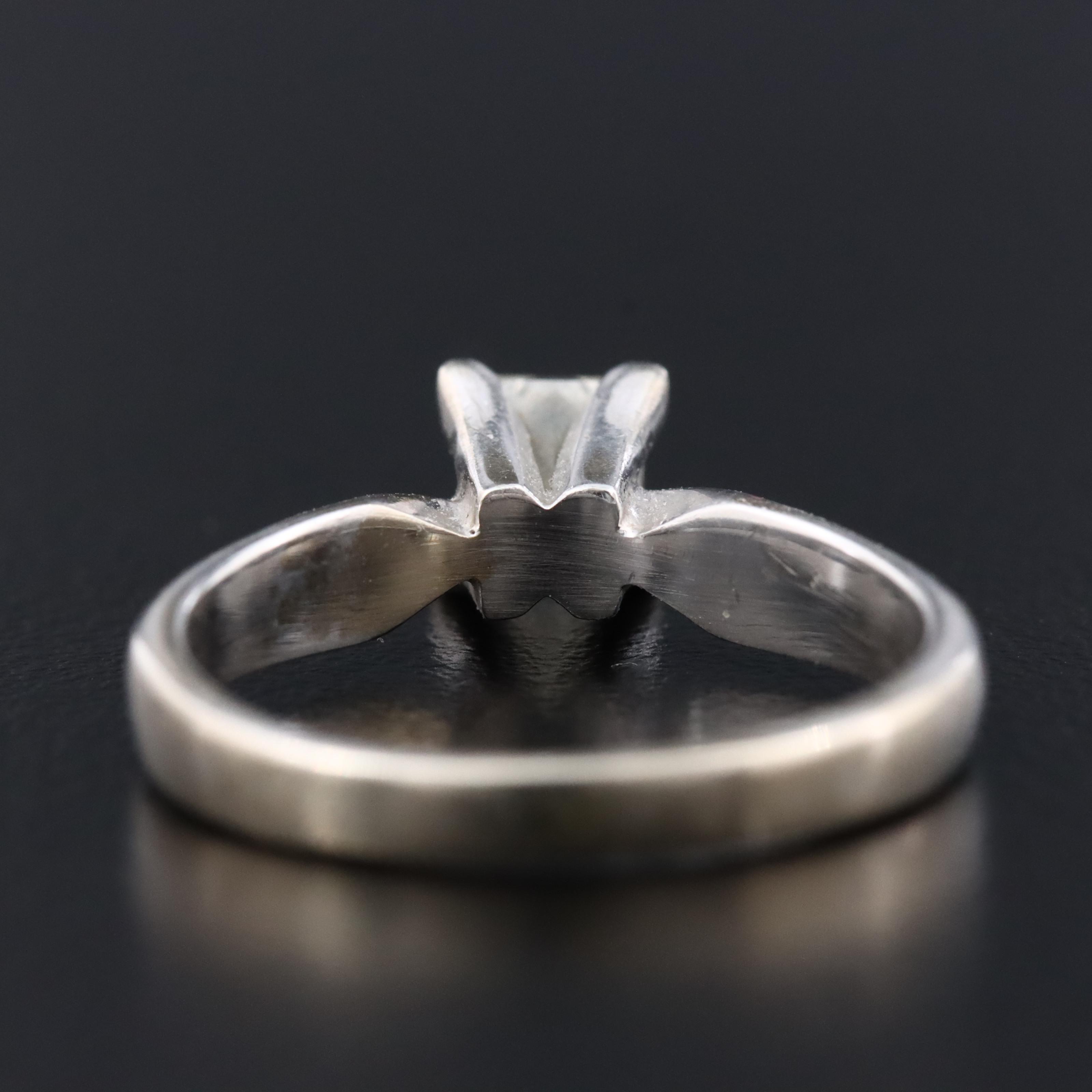 14K 0.50 CT Diamond Solitaire Ring