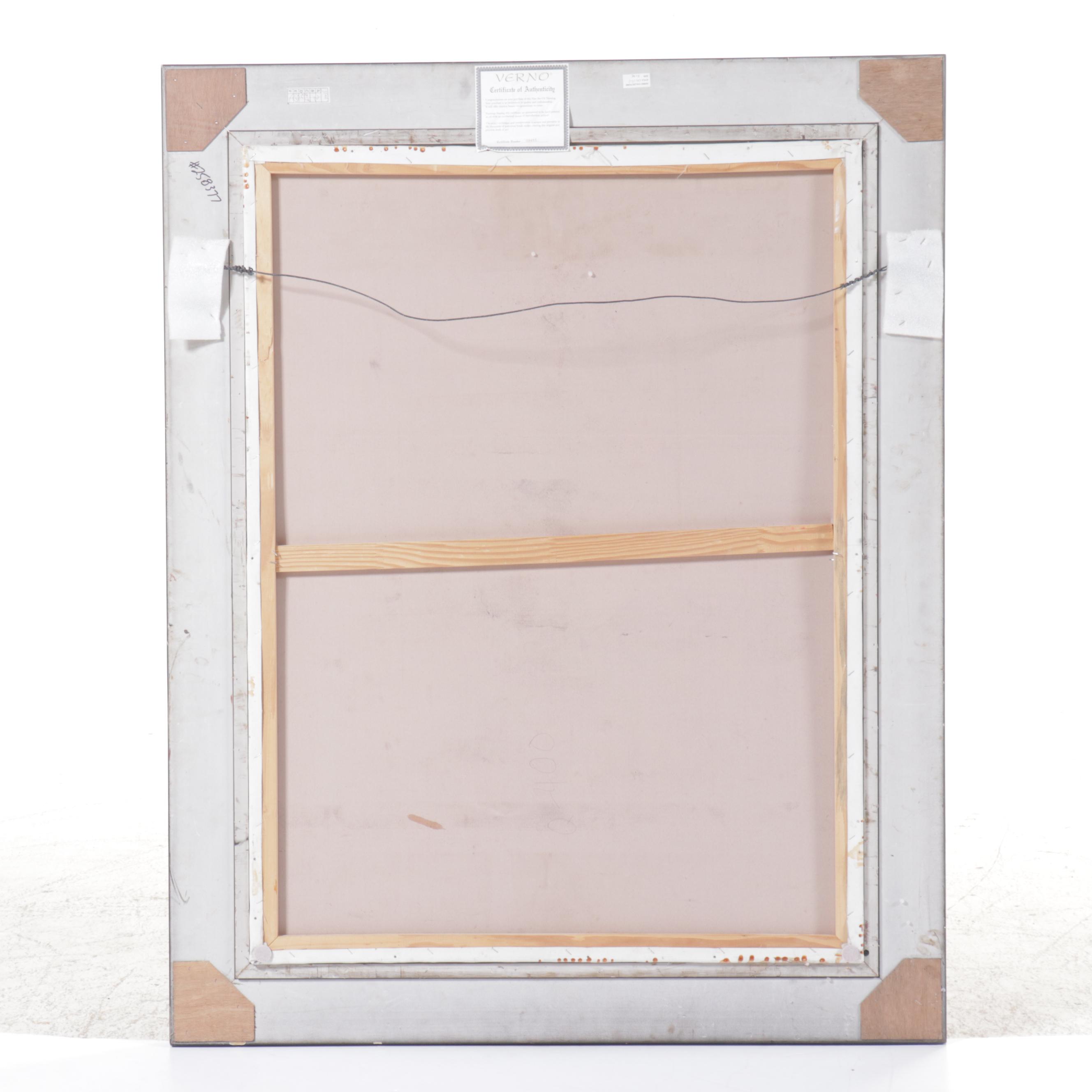 Large-Scale Floral Still Life Oil Painting, Late 20th/21st Century