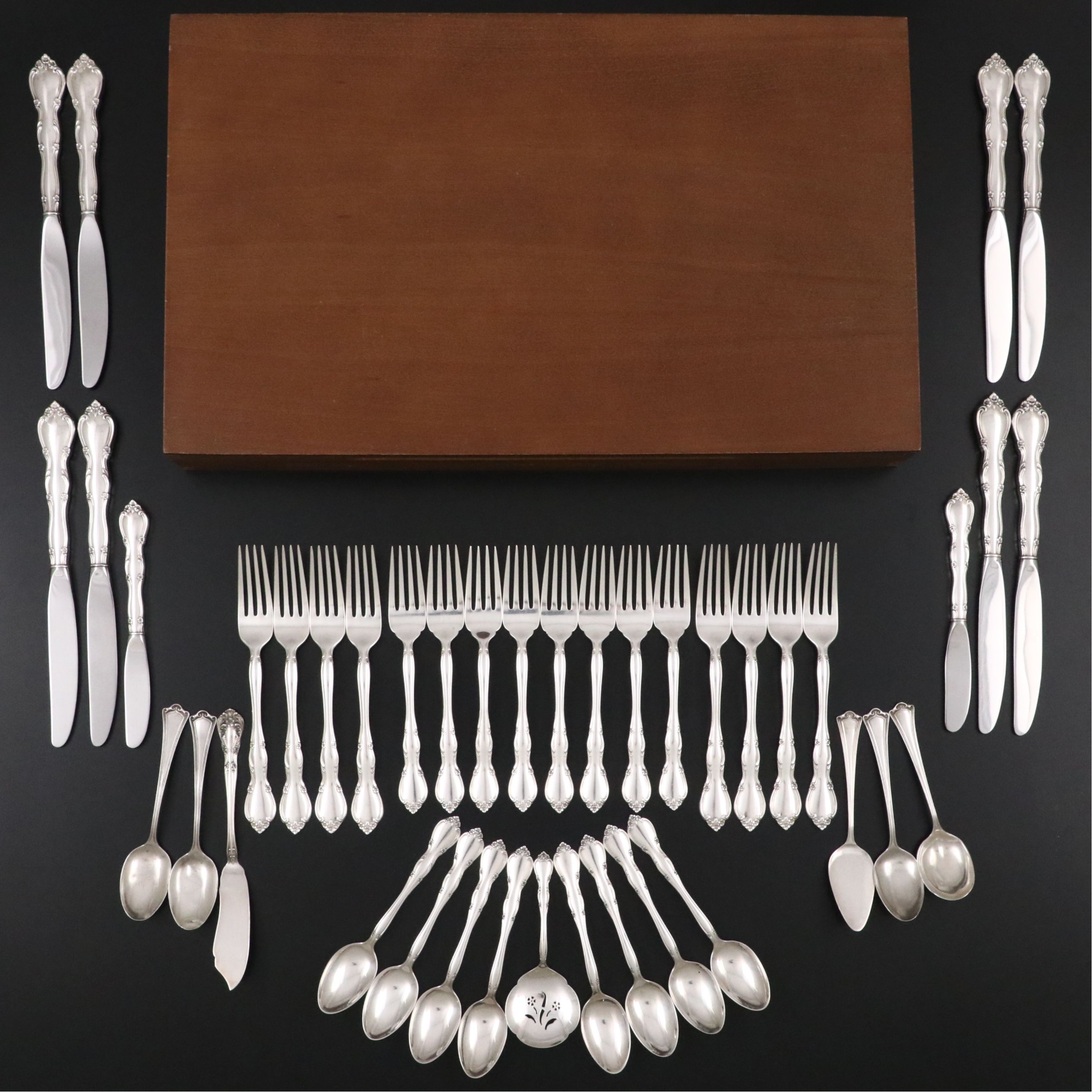Gorham "Rose Tiara" and Other Sterling Silver Flatware