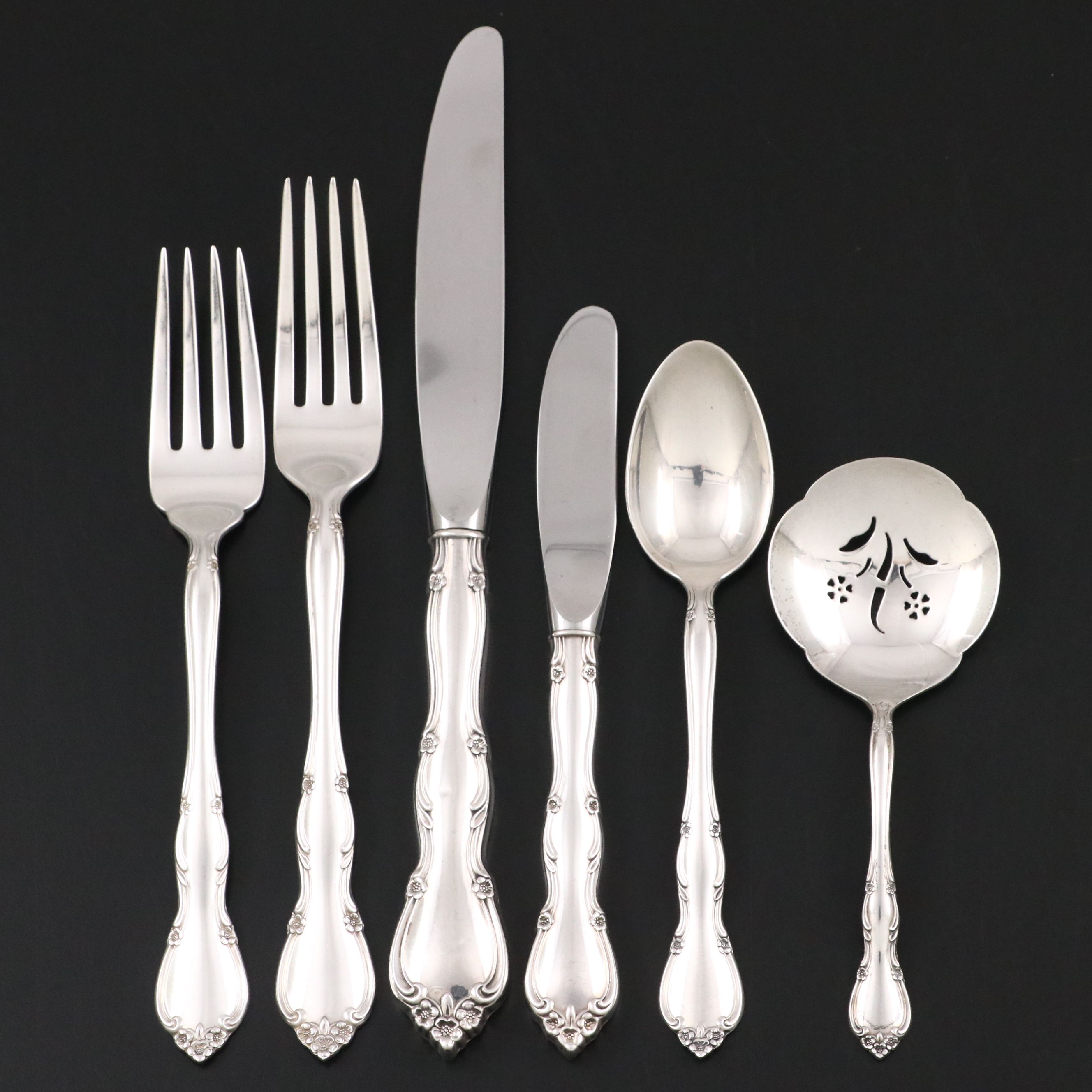 Gorham "Rose Tiara" and Other Sterling Silver Flatware