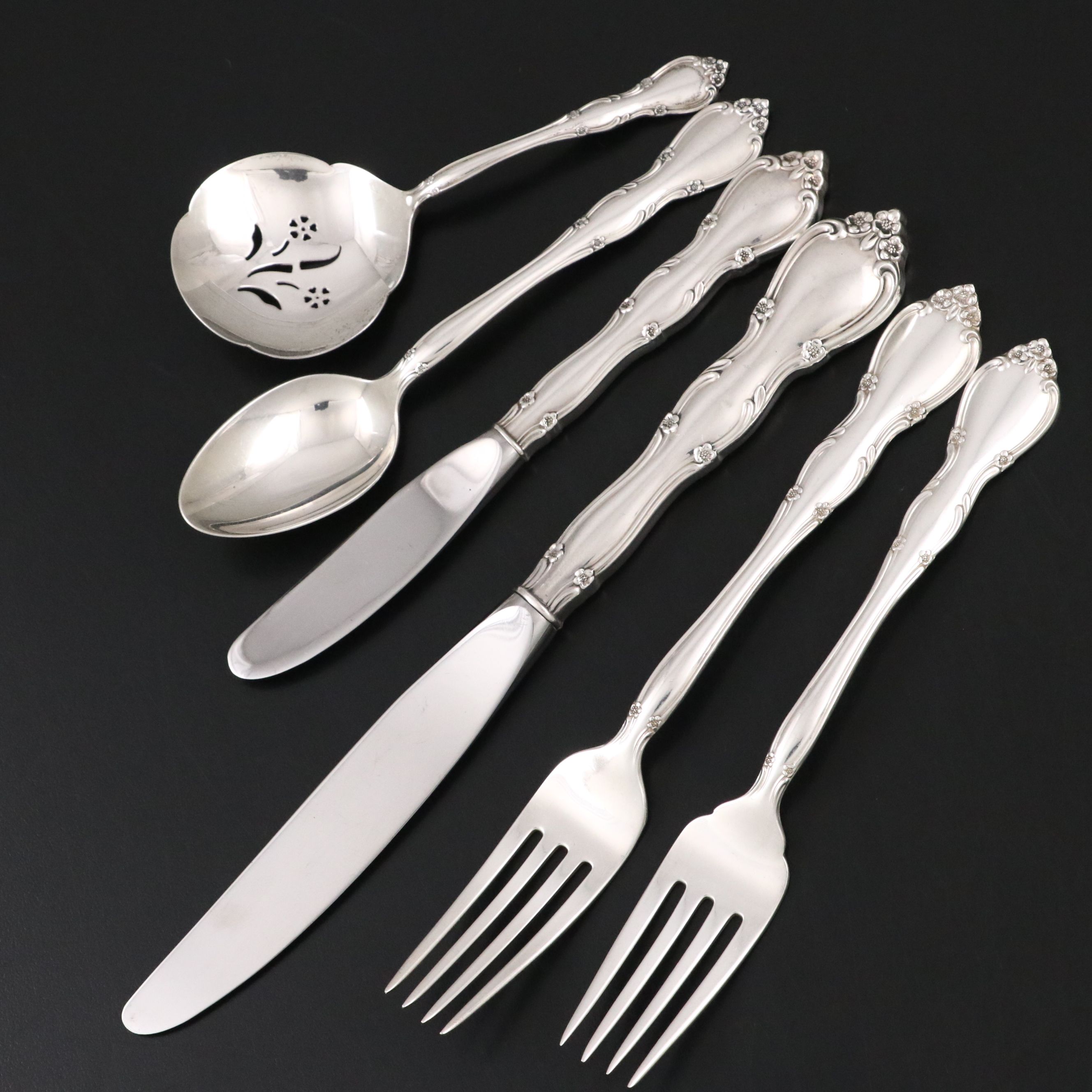 Gorham "Rose Tiara" and Other Sterling Silver Flatware