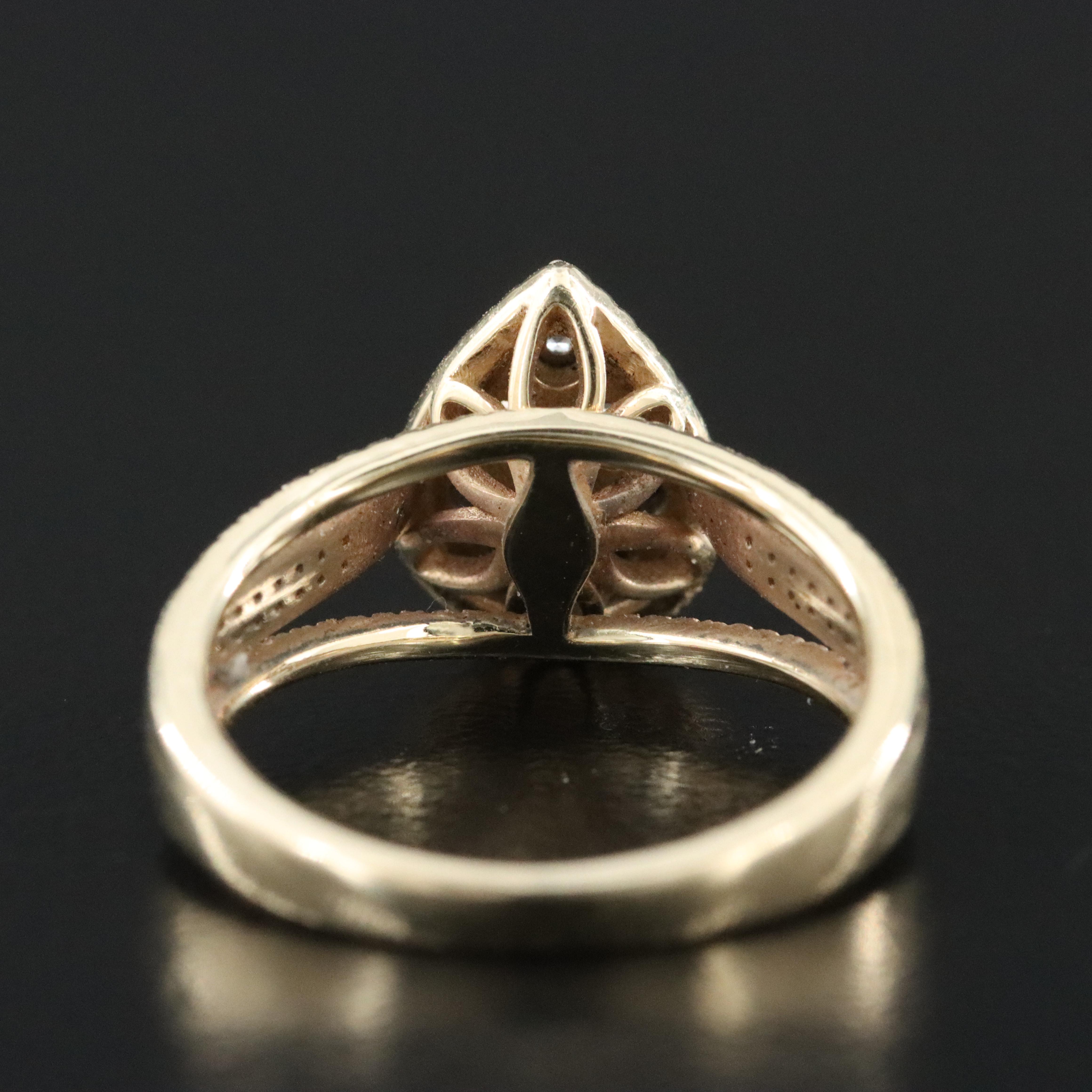 10K 0.35 CTW Diamond Ring