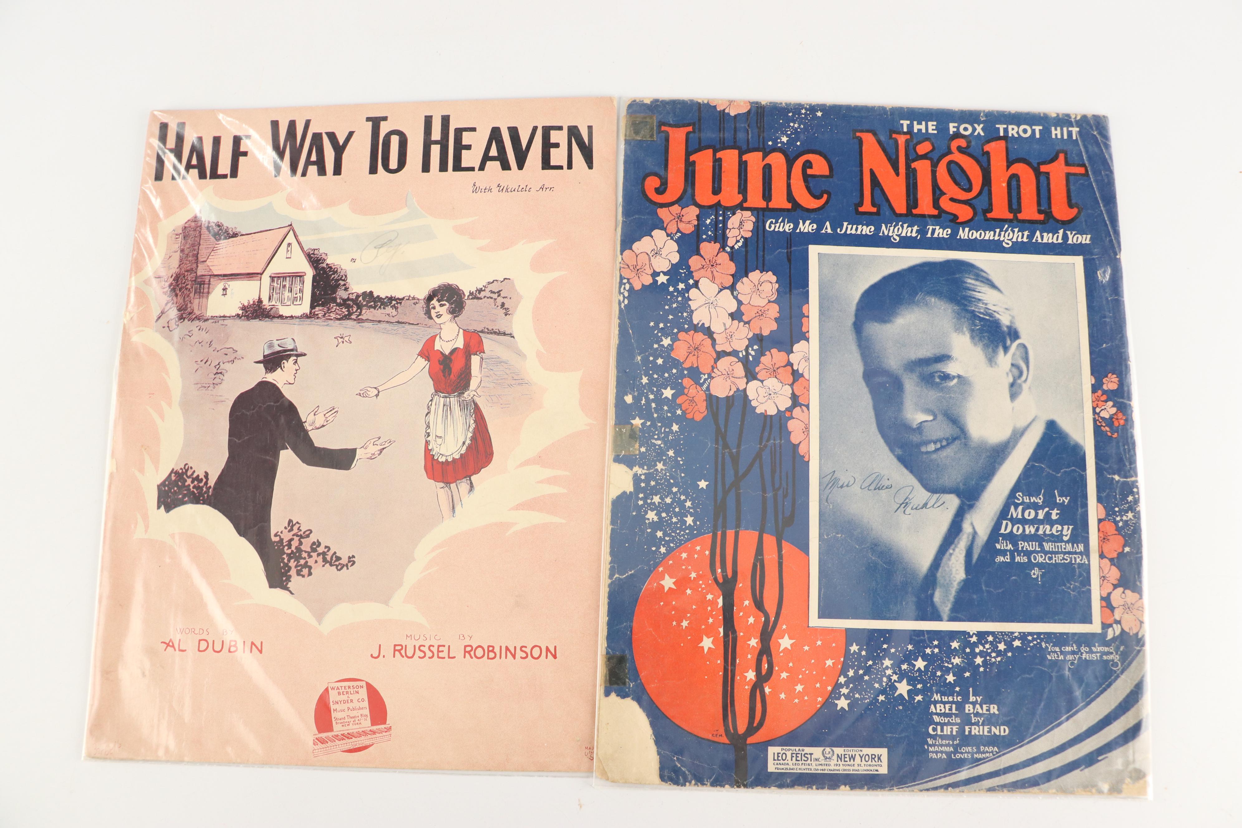 Harry von Tilzer, C. M. Chapel, Kerry Mills & More Sheet Music, Early 20th C.