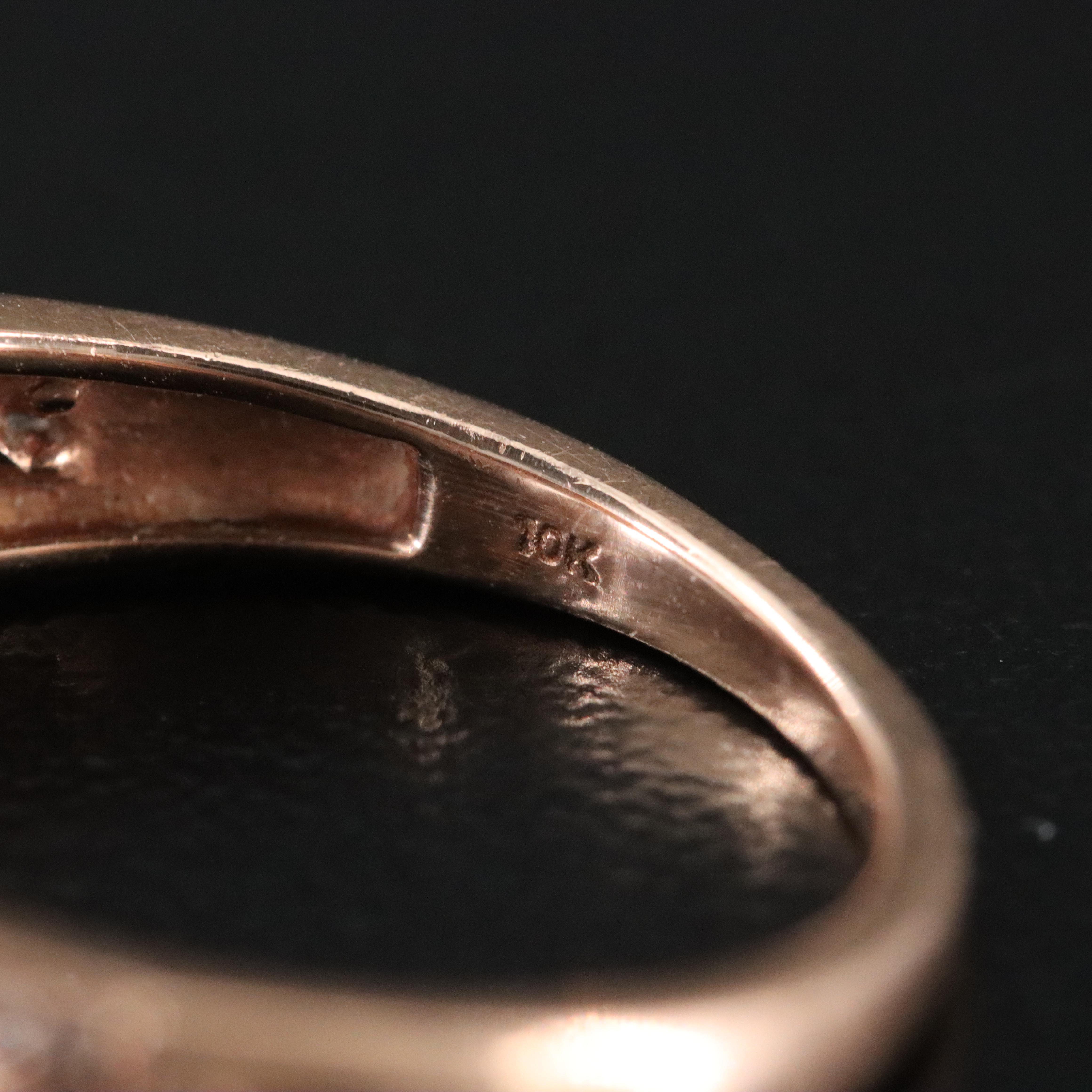 10K Rose Gold 0.33 CTW Diamond Ring