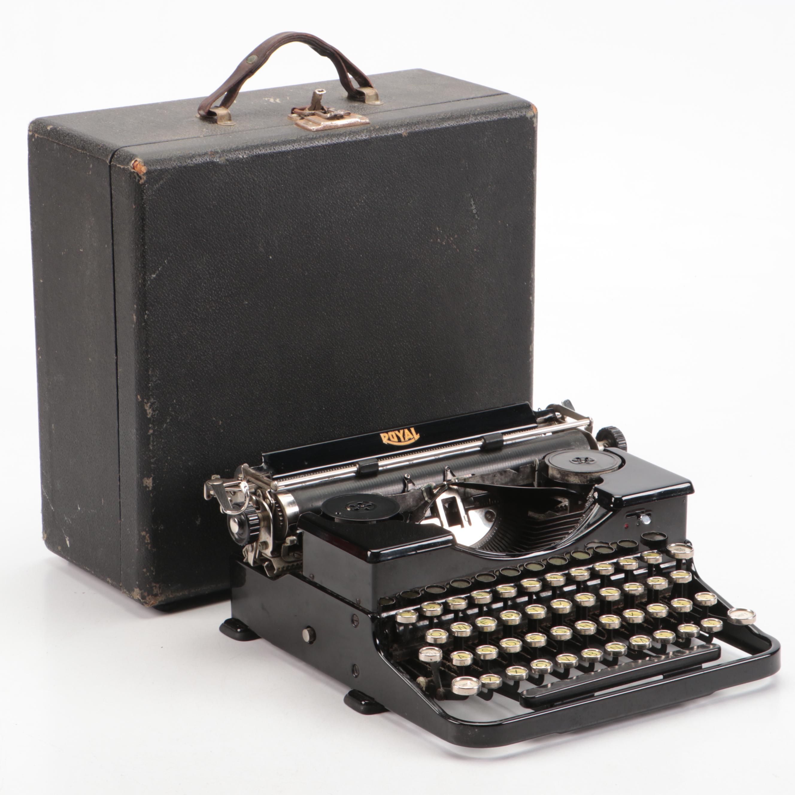 Royal Portable Typewriter, Early to Mid-20th Century