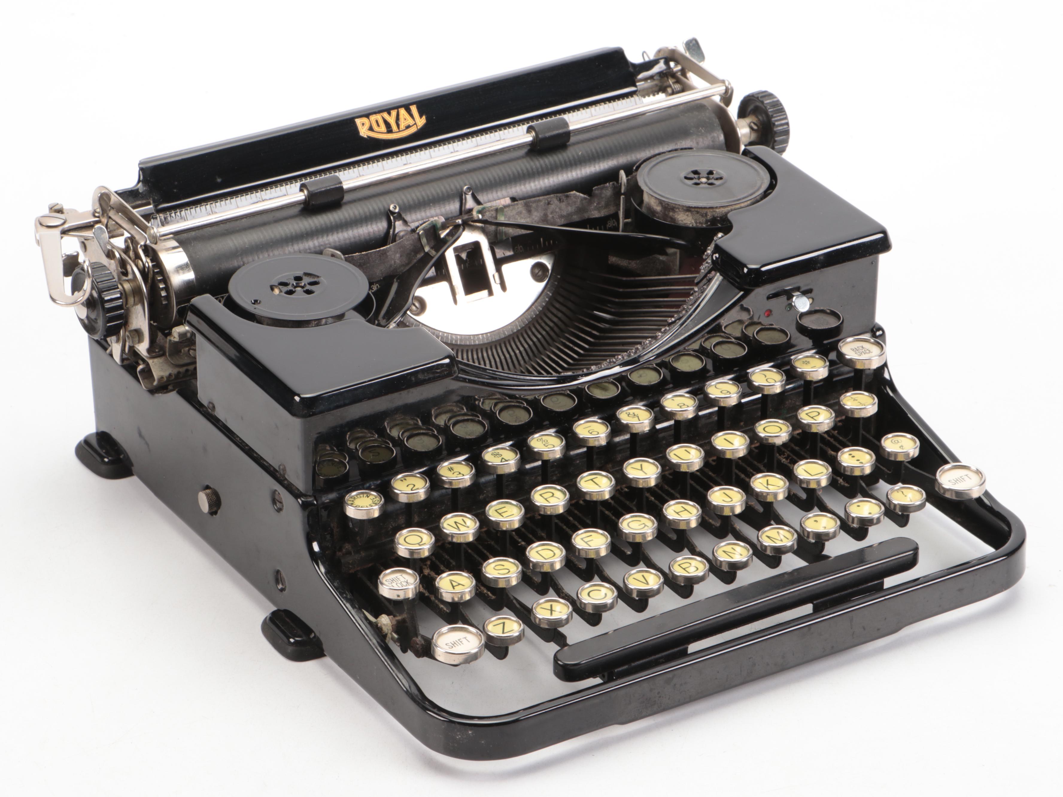 Royal Portable Typewriter, Early to Mid-20th Century