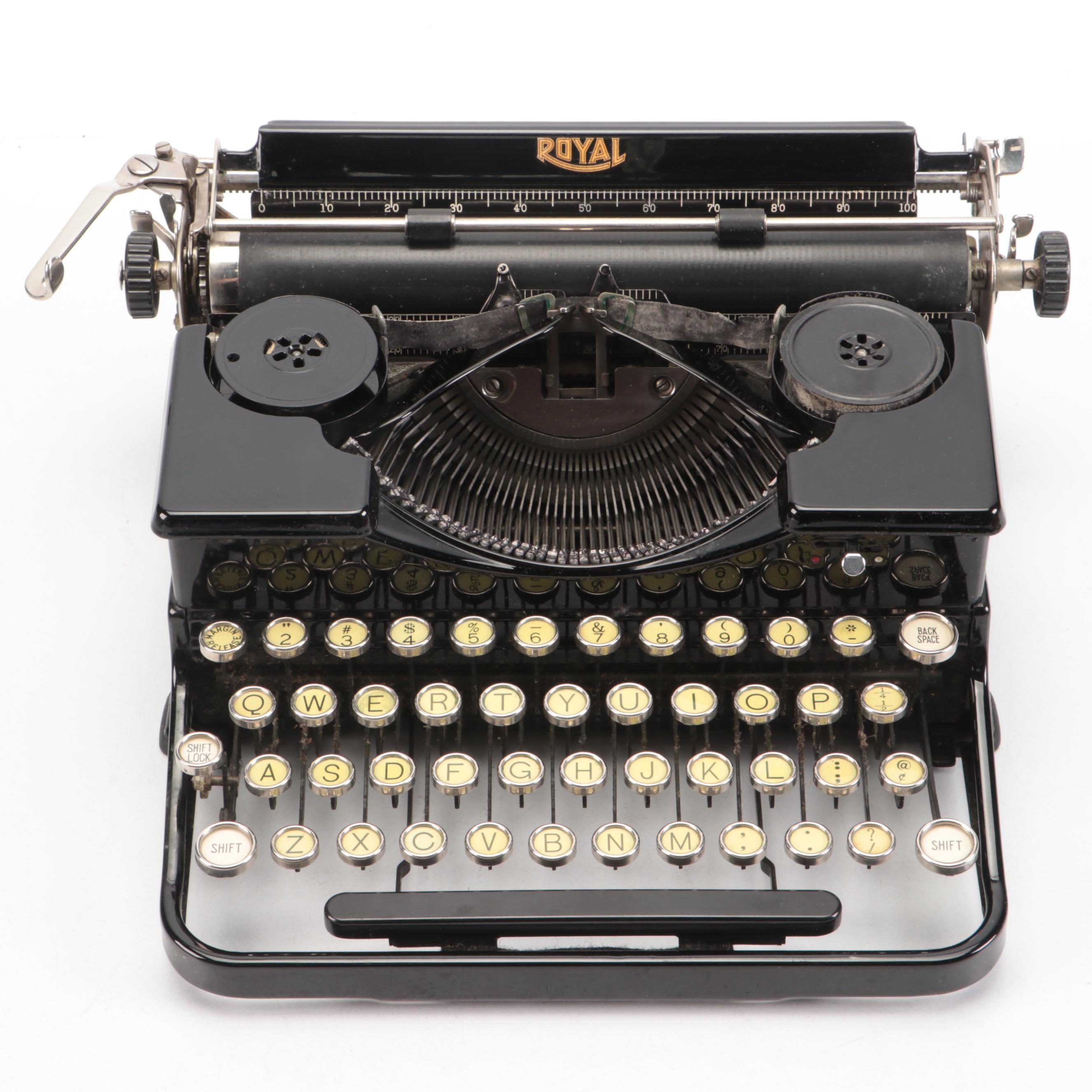 Royal Portable Typewriter, Early to Mid-20th Century
