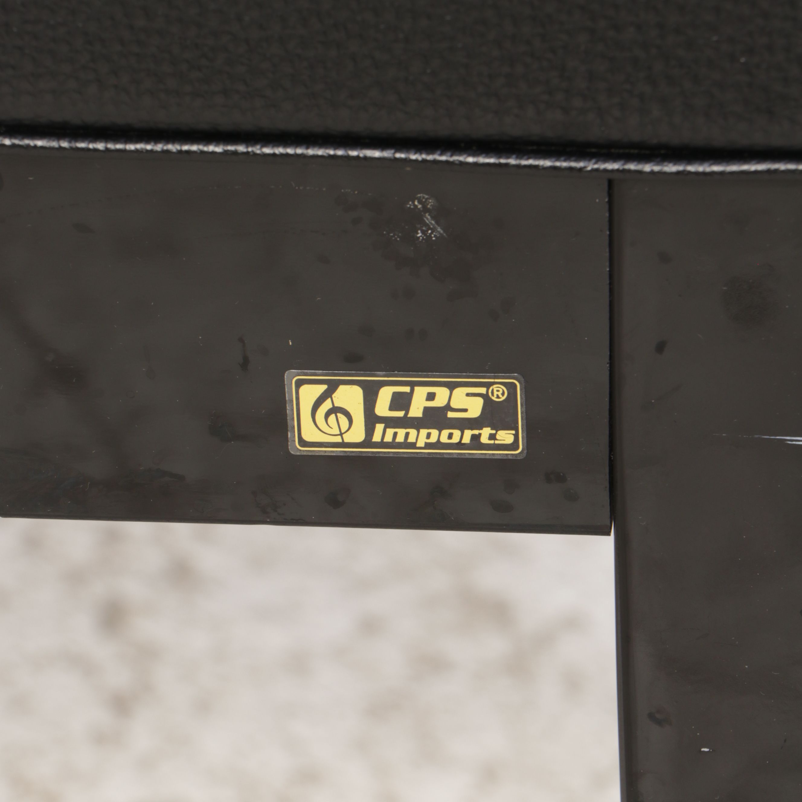 CPS Padded Lacquered Wood and Tufted Piano Bench with Storage