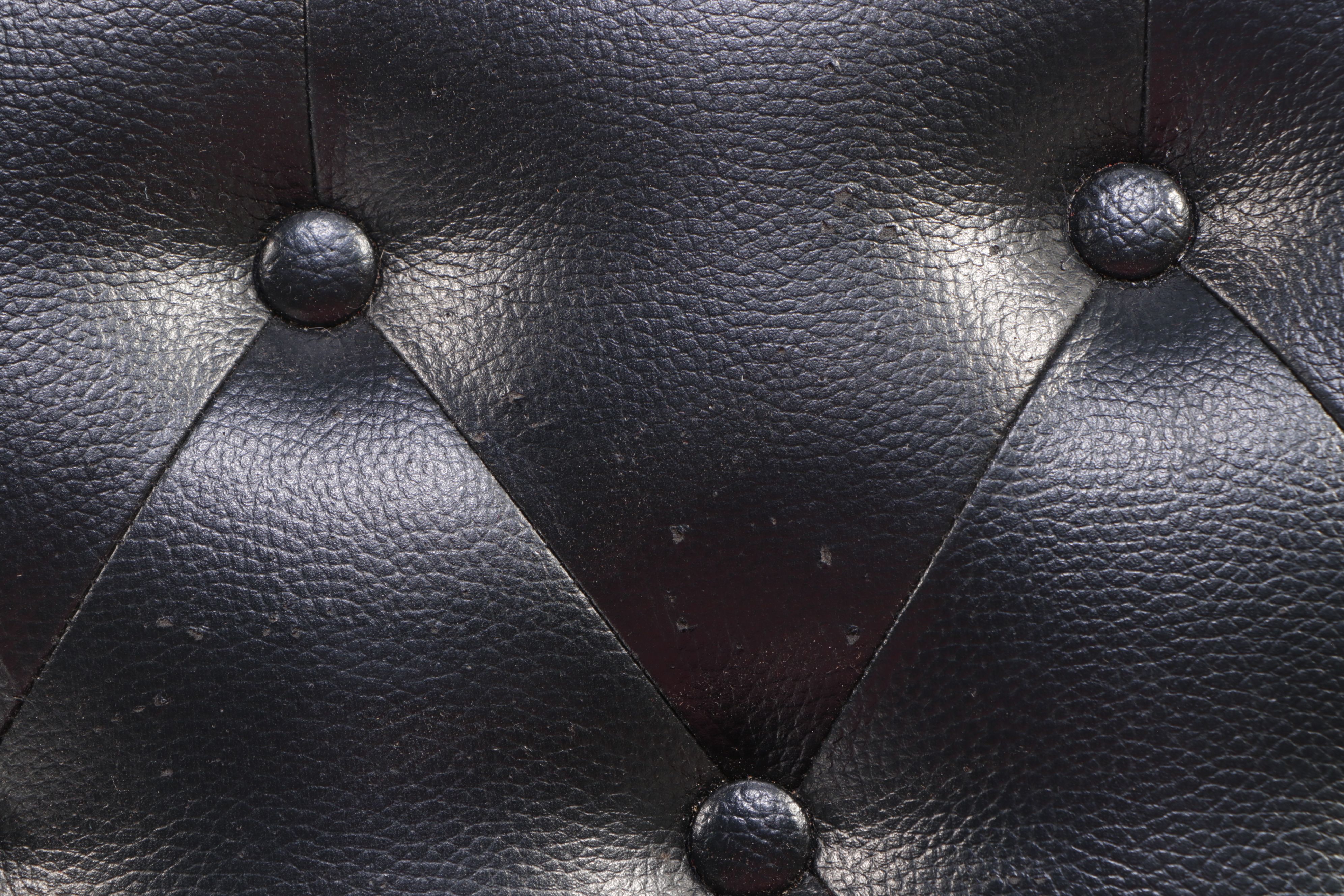 CPS Padded Lacquered Wood and Tufted Piano Bench with Storage