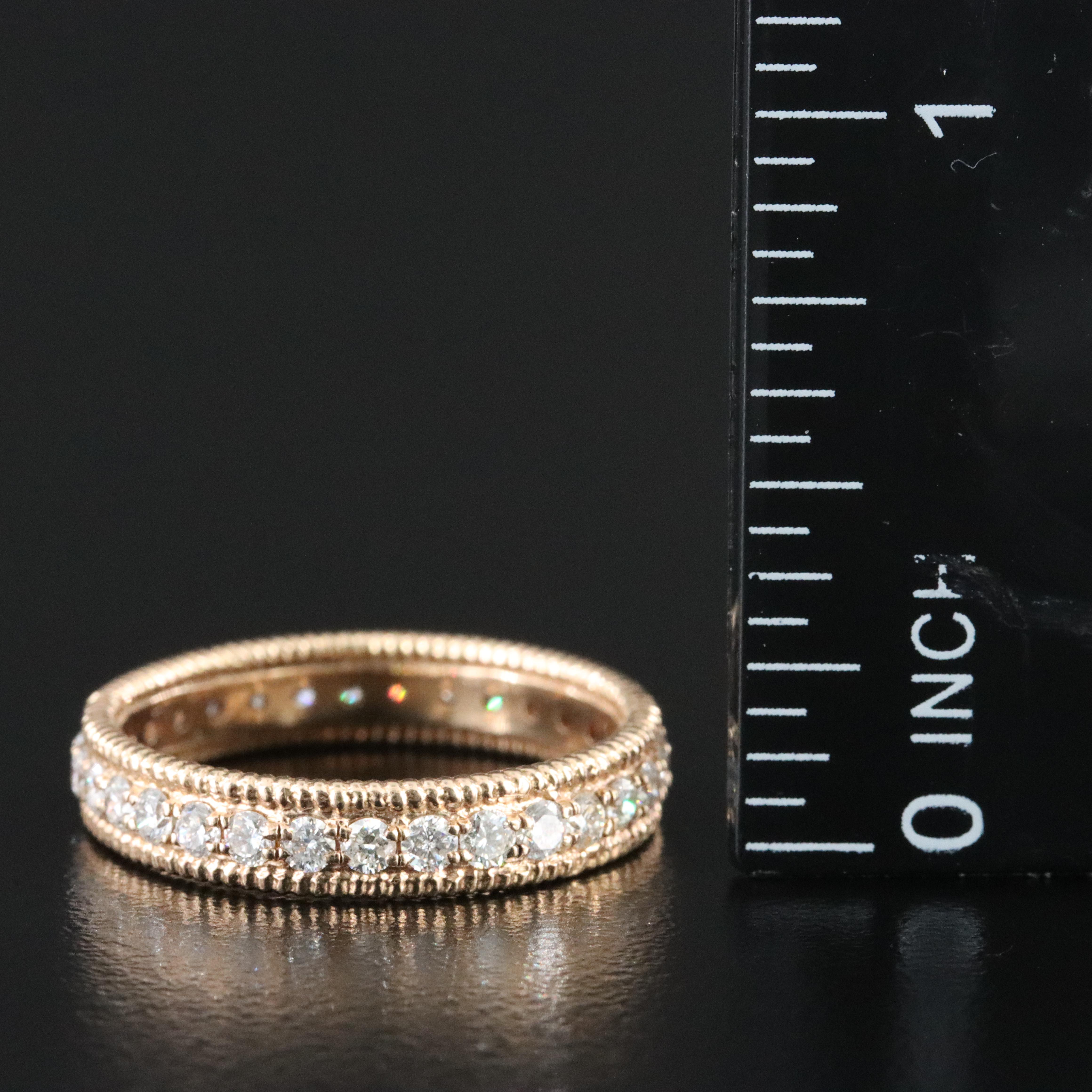 14K 0.93 CTW Diamond Eternity Band