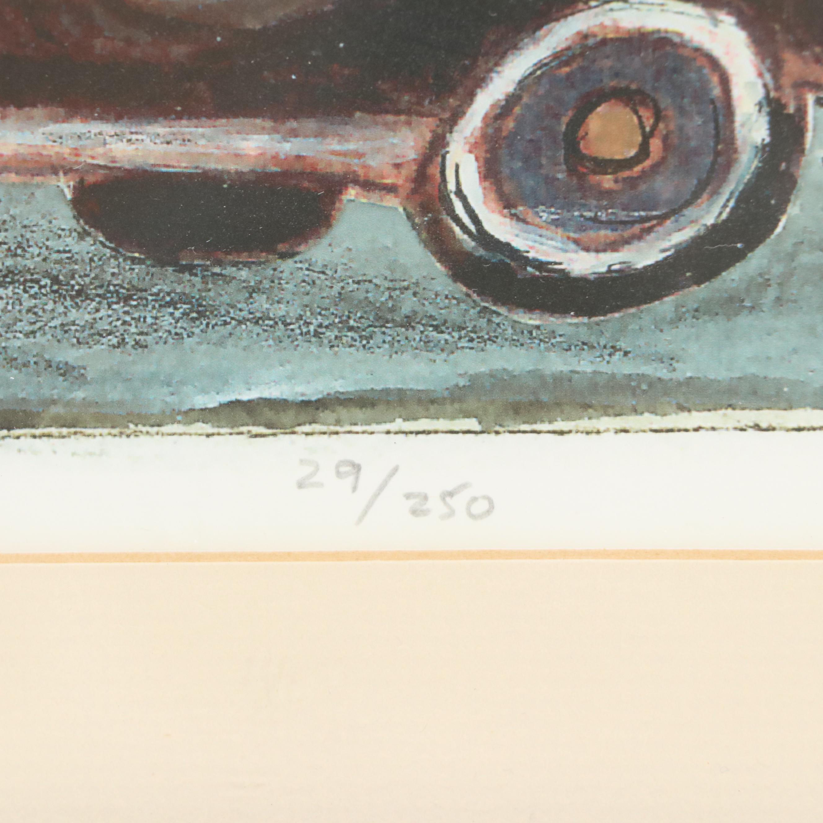 Jay Wennersten Digital Print "Wrigley Field '1945'," 21st Century