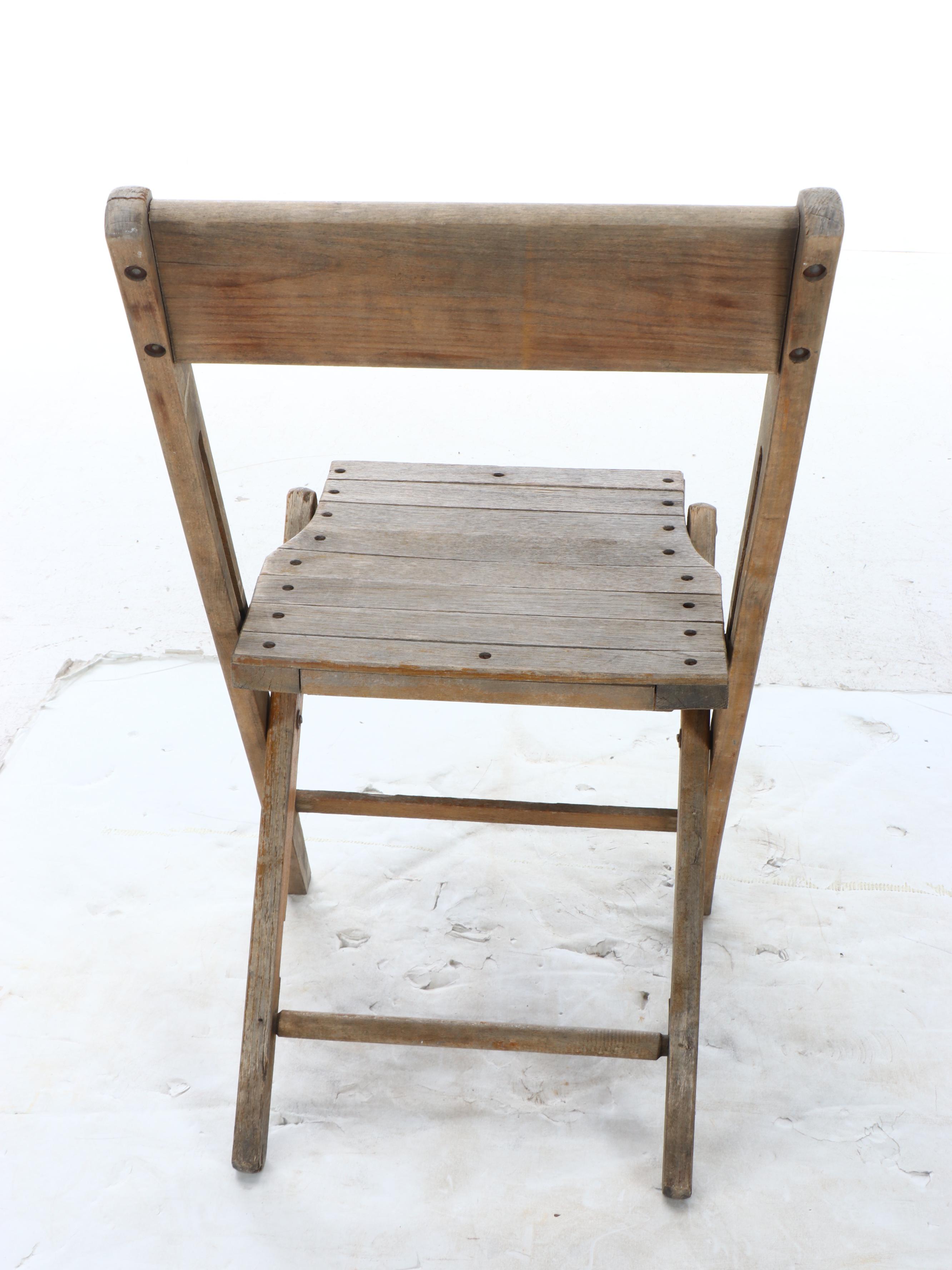 Ohio State Stadium Folding Box Seat Chair