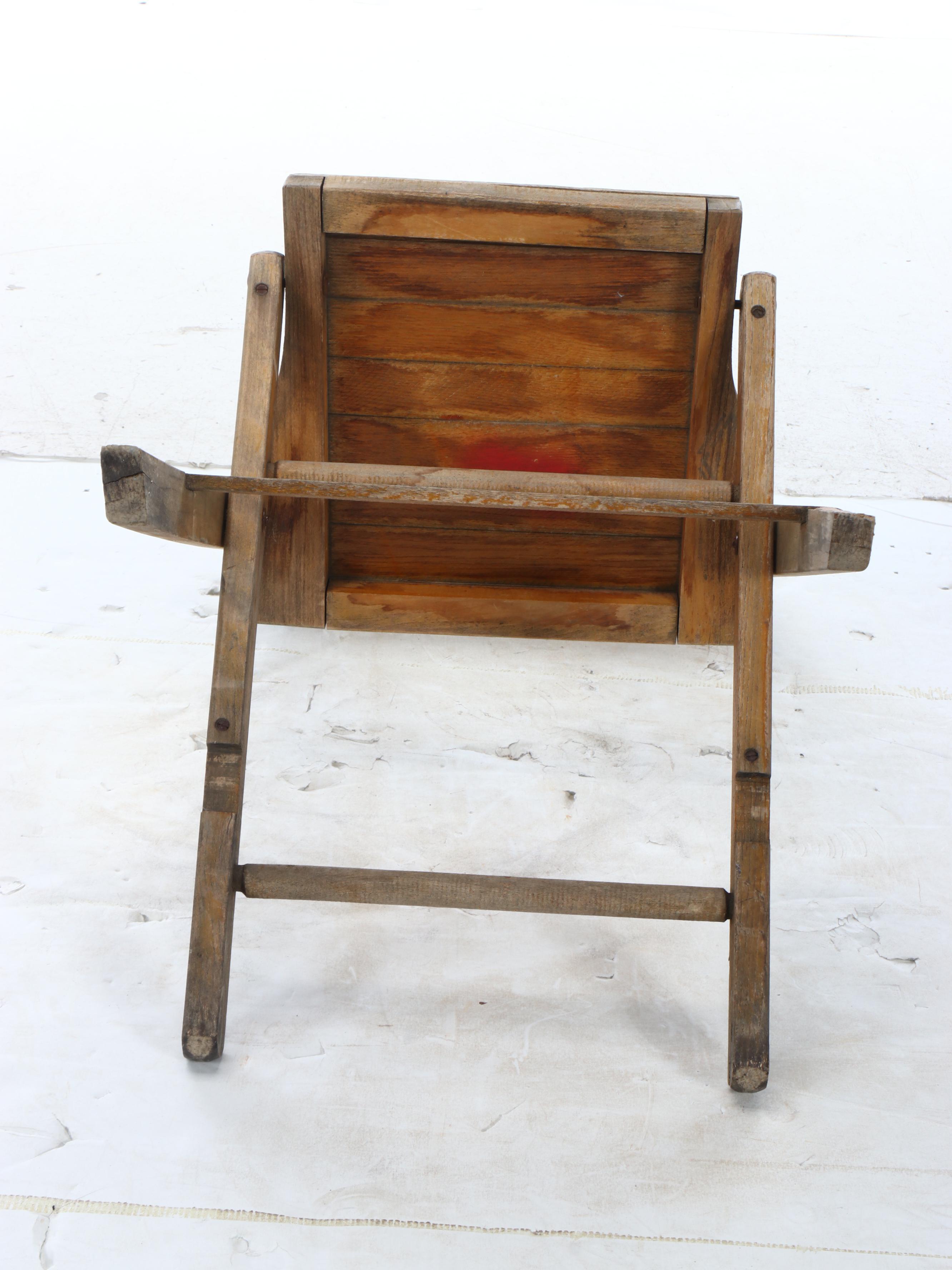 Ohio State Stadium Folding Box Seat Chair