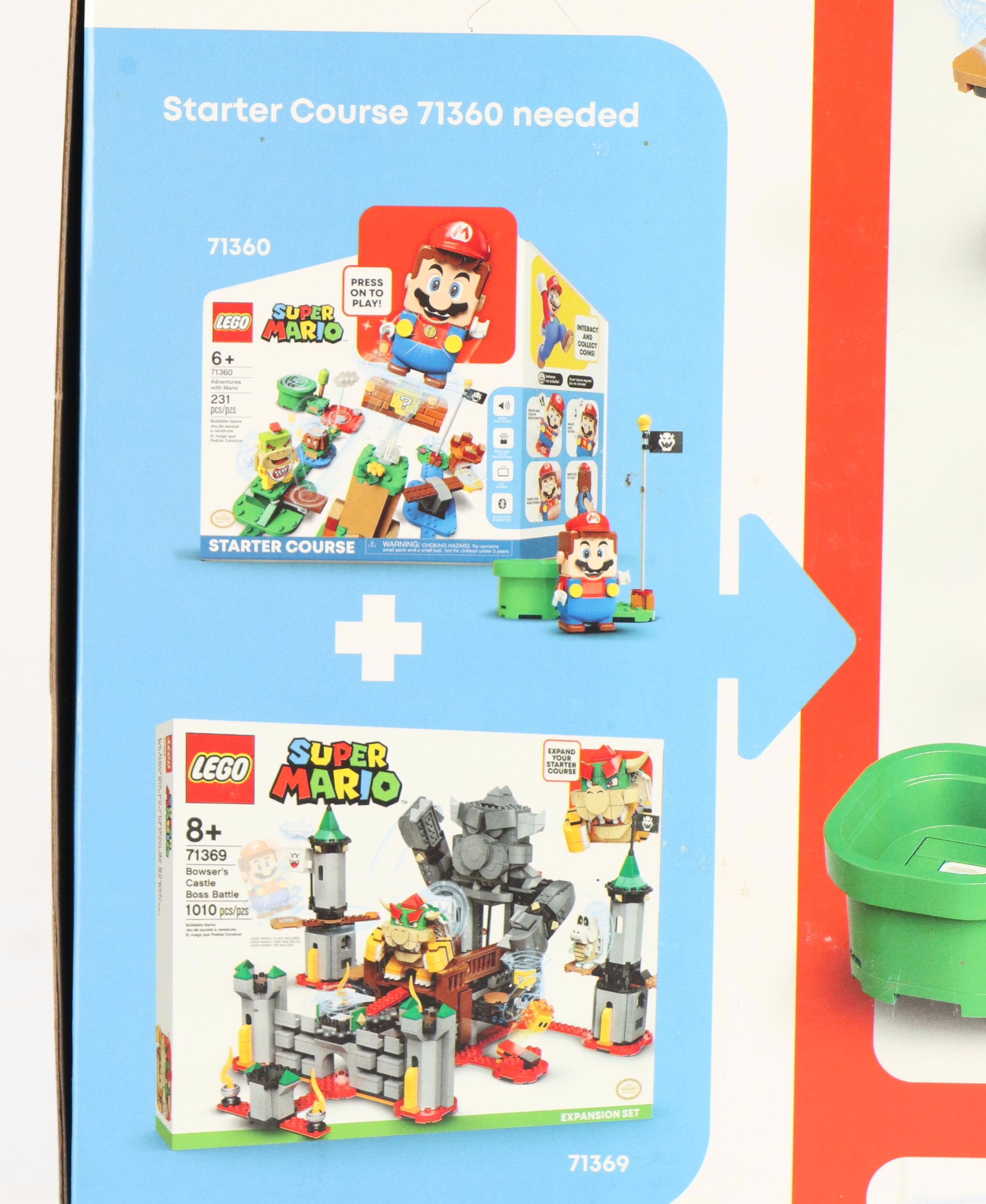 LEGO "Bowser's Castle Boss Battle" Super Mario Set