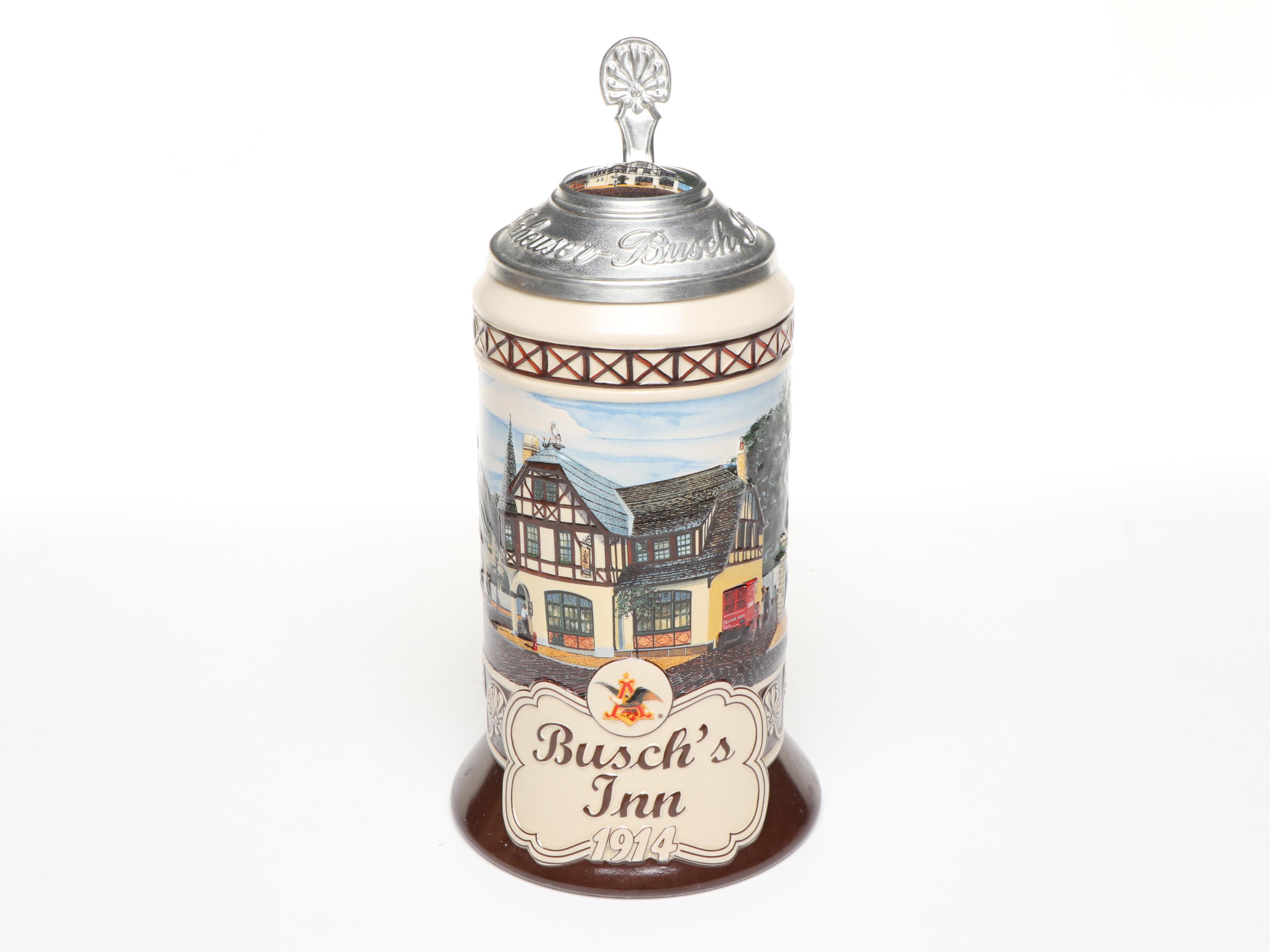 Ceramate for Anheuser-Busch Budweiser and Other Ceramic Beer Steins