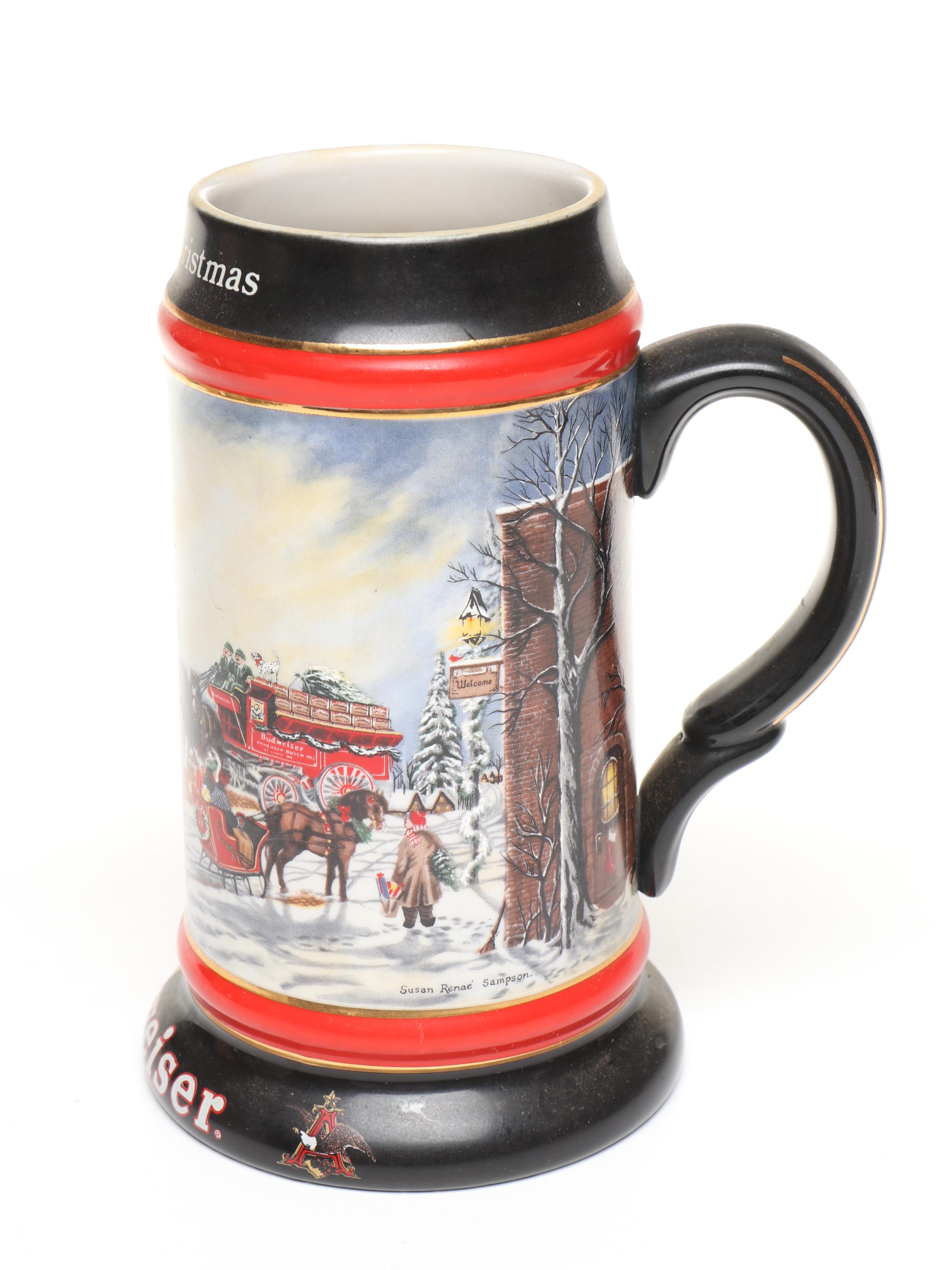 Ceramate for Anheuser-Busch Budweiser and Other Ceramic Beer Steins