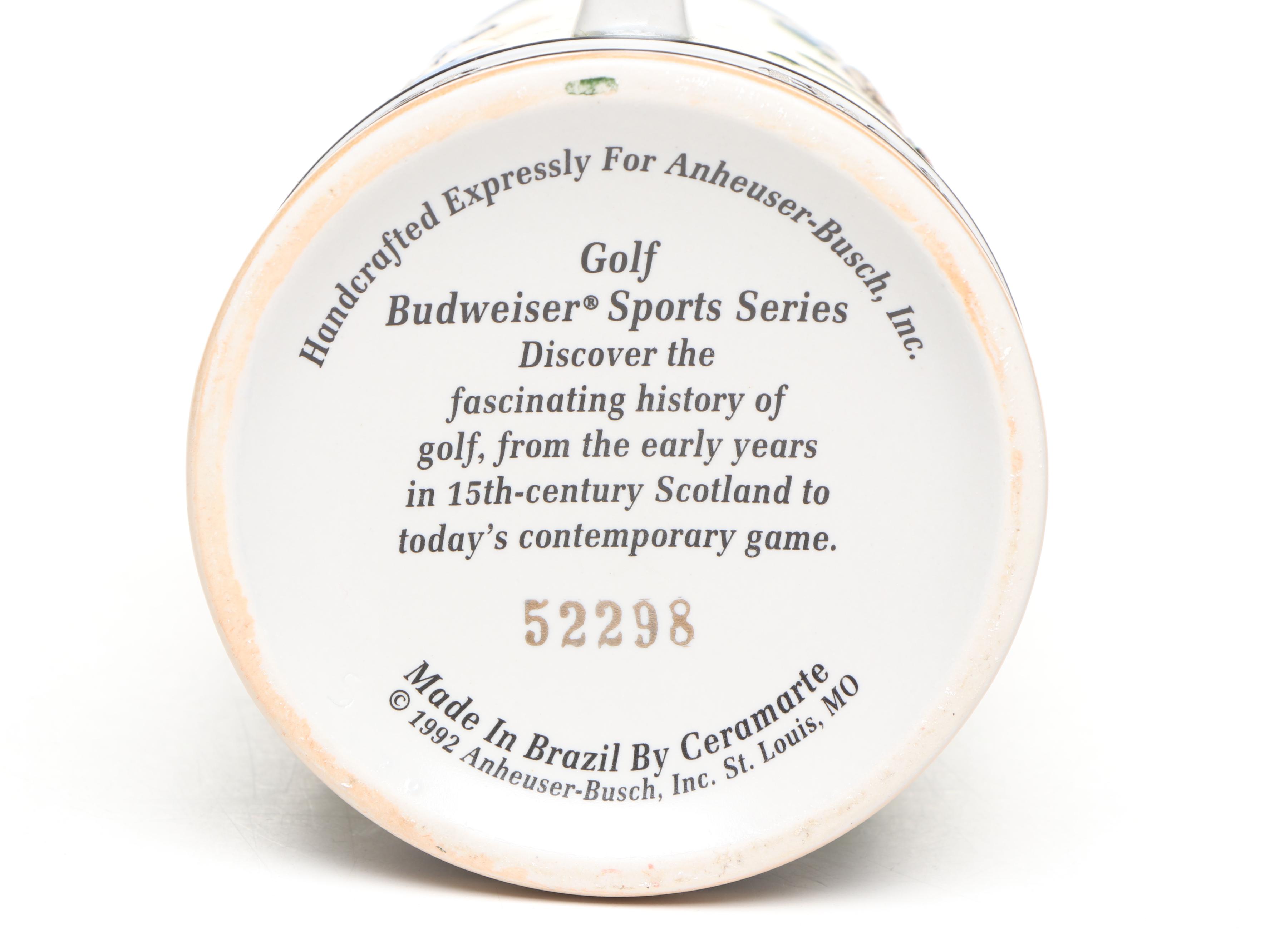 Ceramate for Anheuser-Busch Budweiser and Other Ceramic Beer Steins