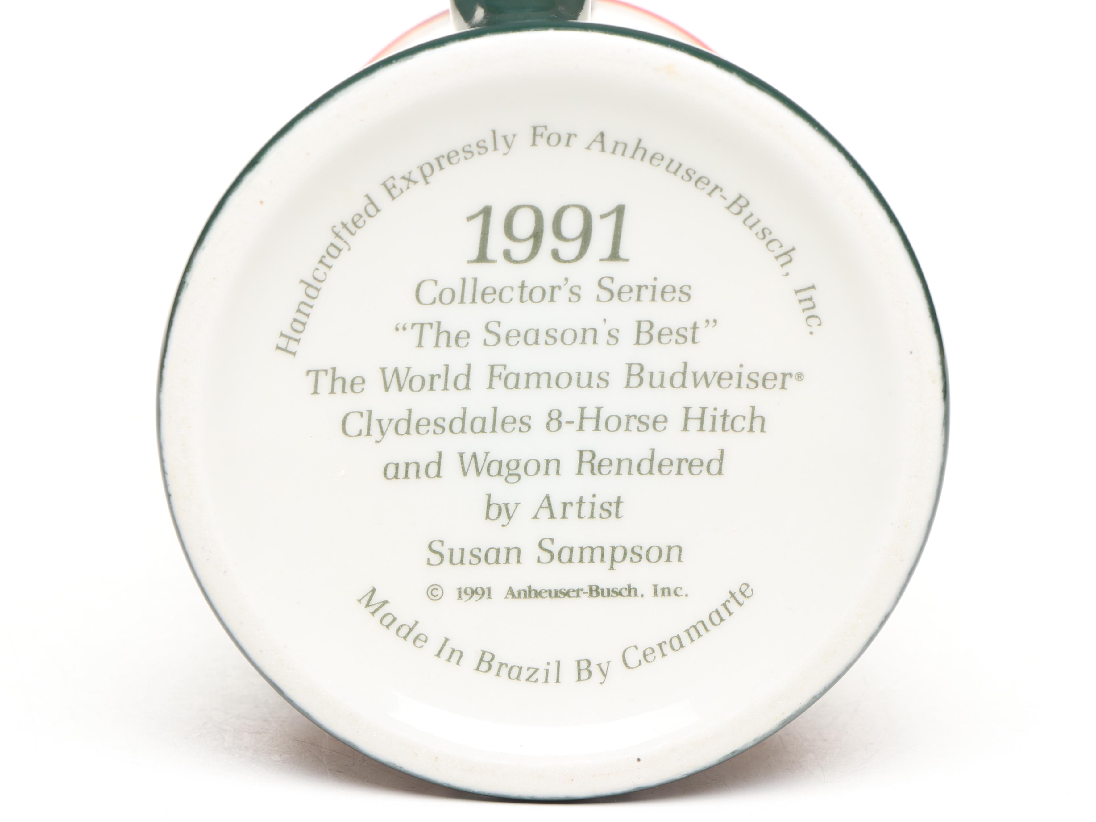 Ceramate for Anheuser-Busch Budweiser and Other Ceramic Beer Steins