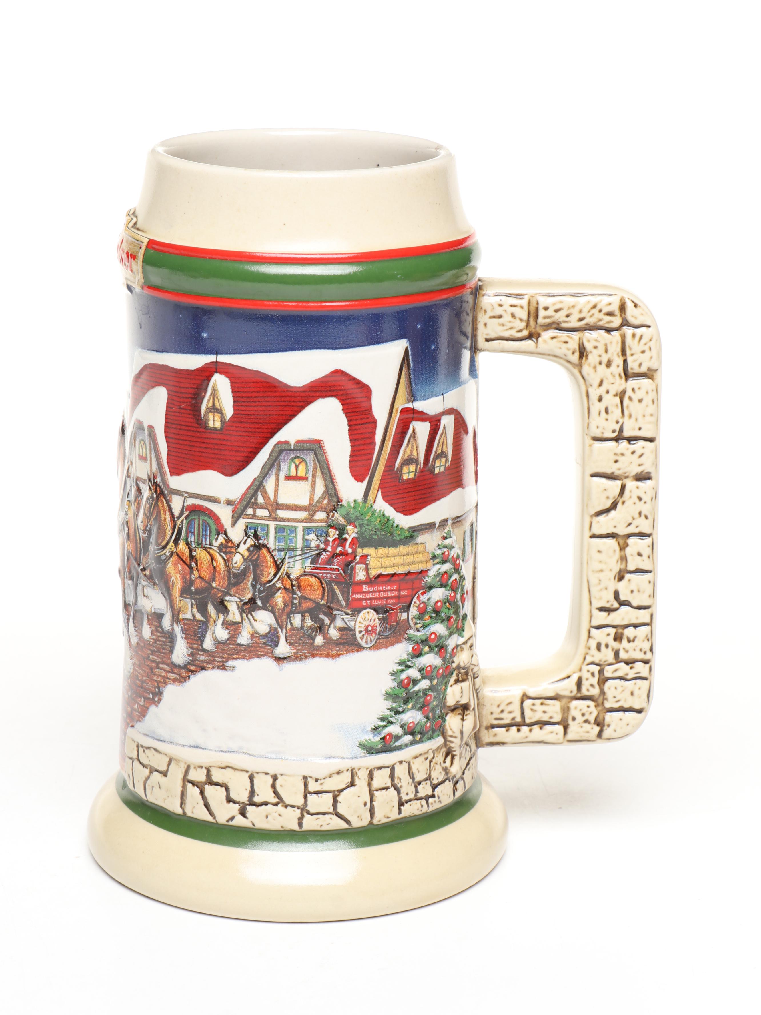 Ceramate for Anheuser-Busch Budweiser and Other Ceramic Beer Steins